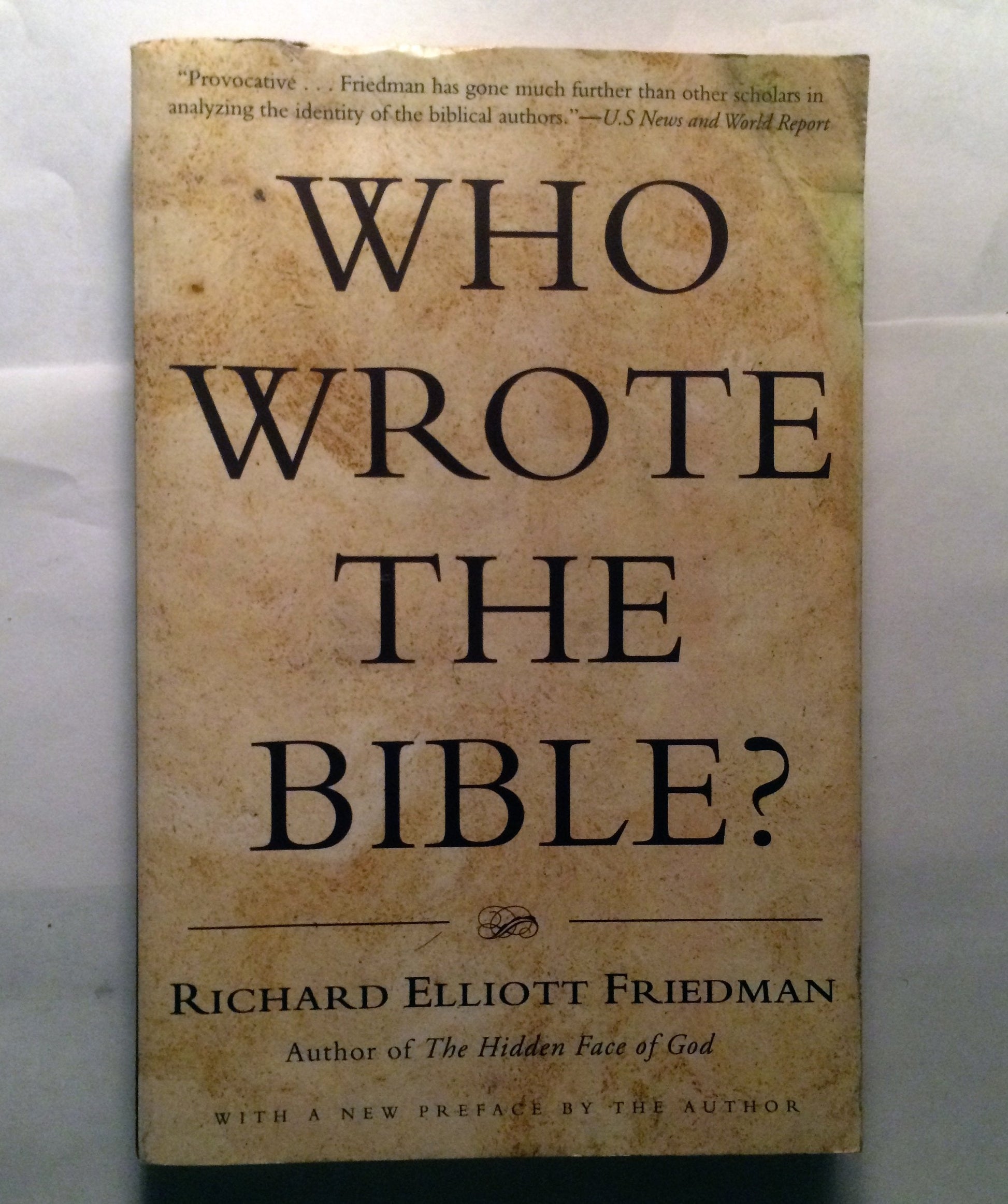 Who Wrote the Bible? used book depot