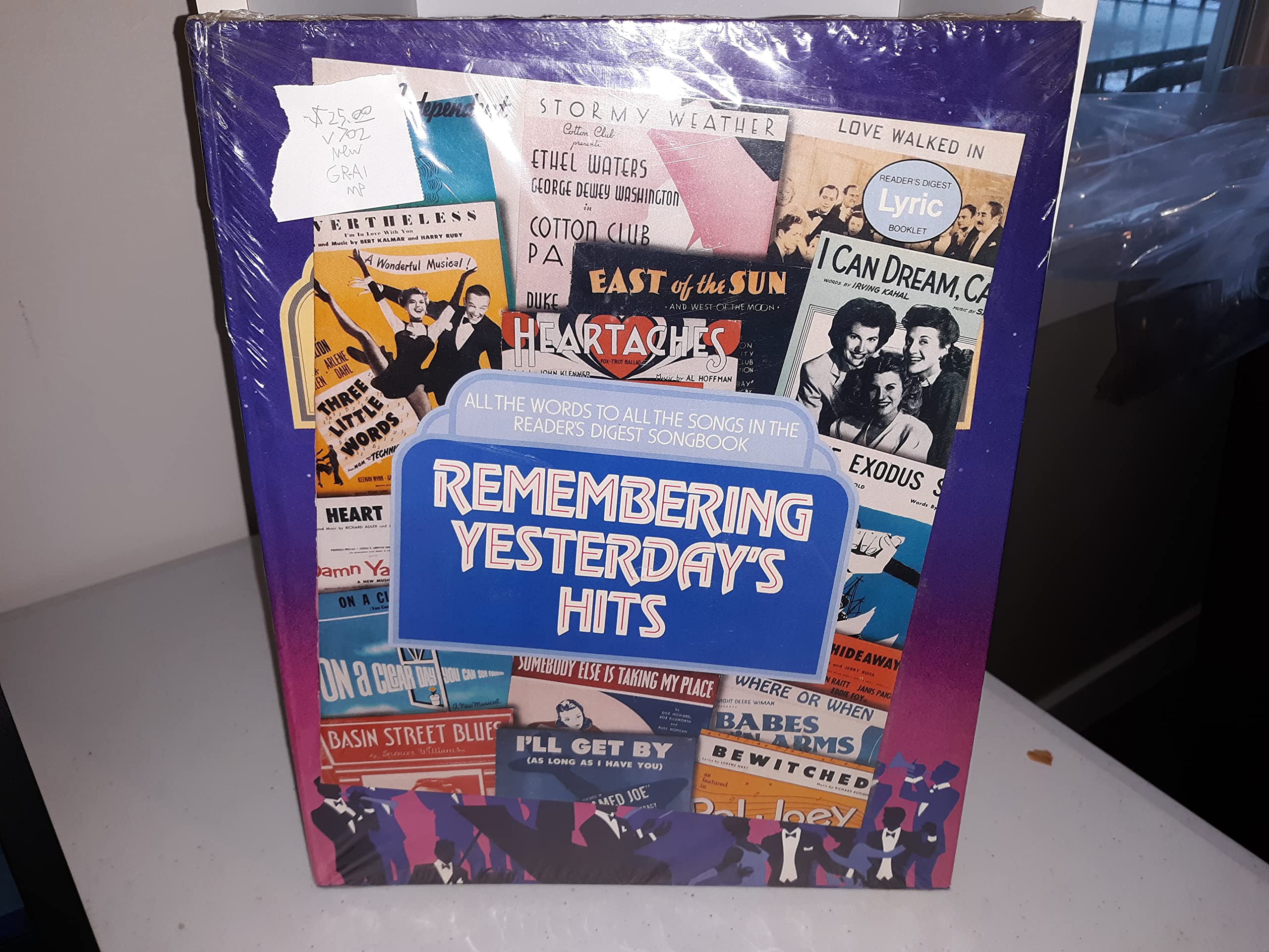 Remembering Yesterday's Hits (A Reader's Digest Songbook) used book depot
