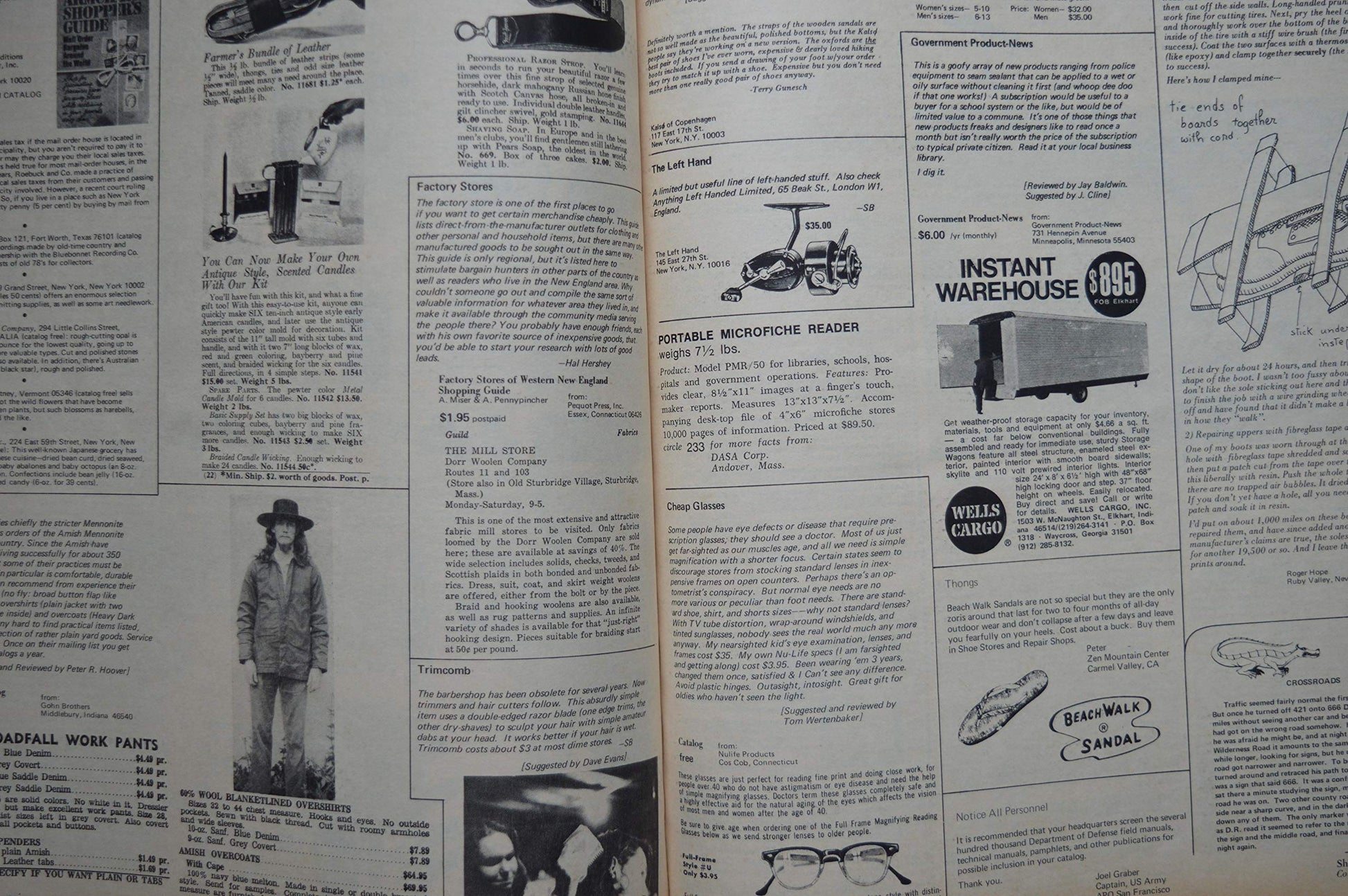 The (updated) Last Whole Earth Catalog used book depot