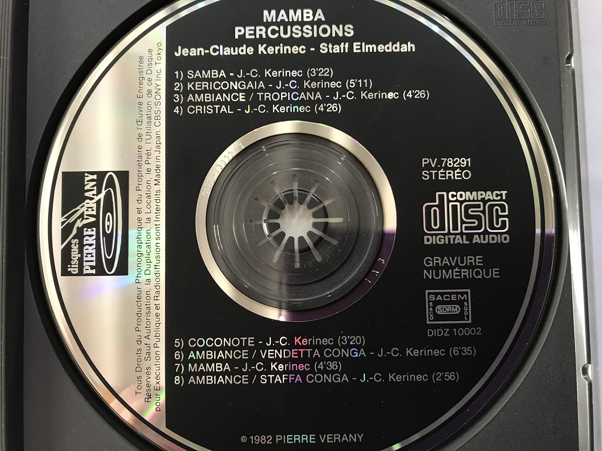 Vol. 1-Mamba Percussions/(Samba-