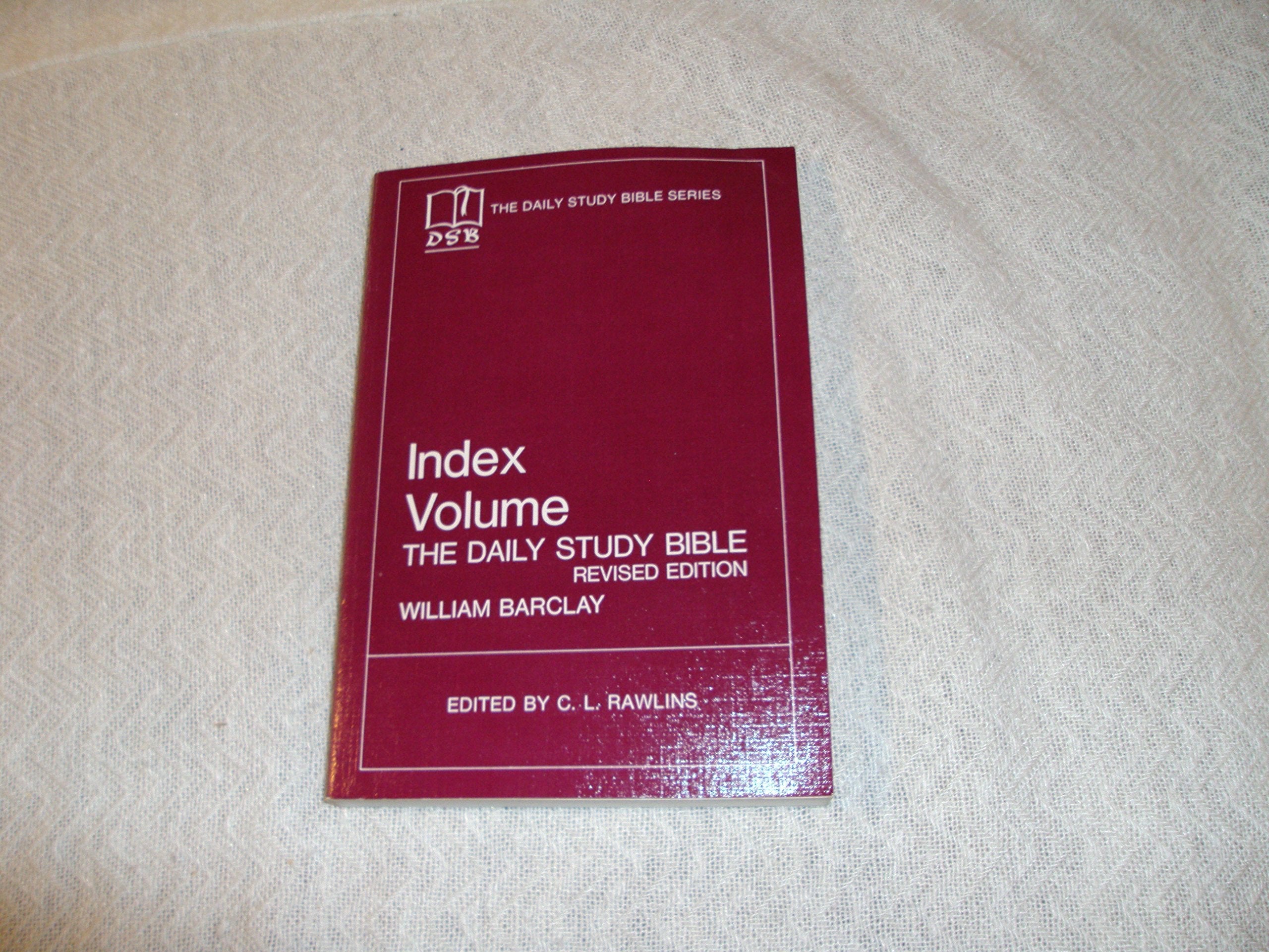 The Daily Study Bible Index (Index Volume) used book depot