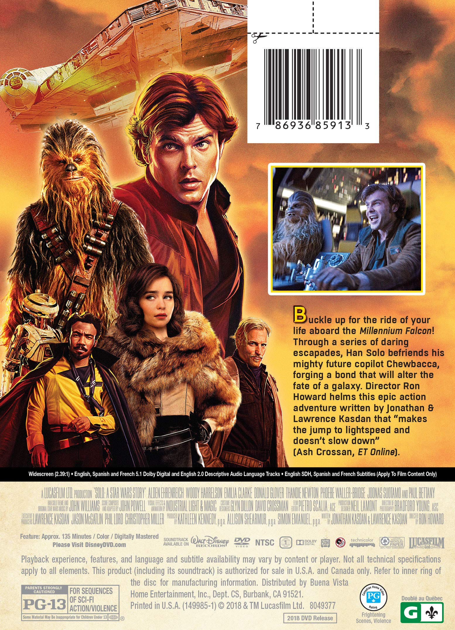 SOLO: A STAR WARS STORY used book depot