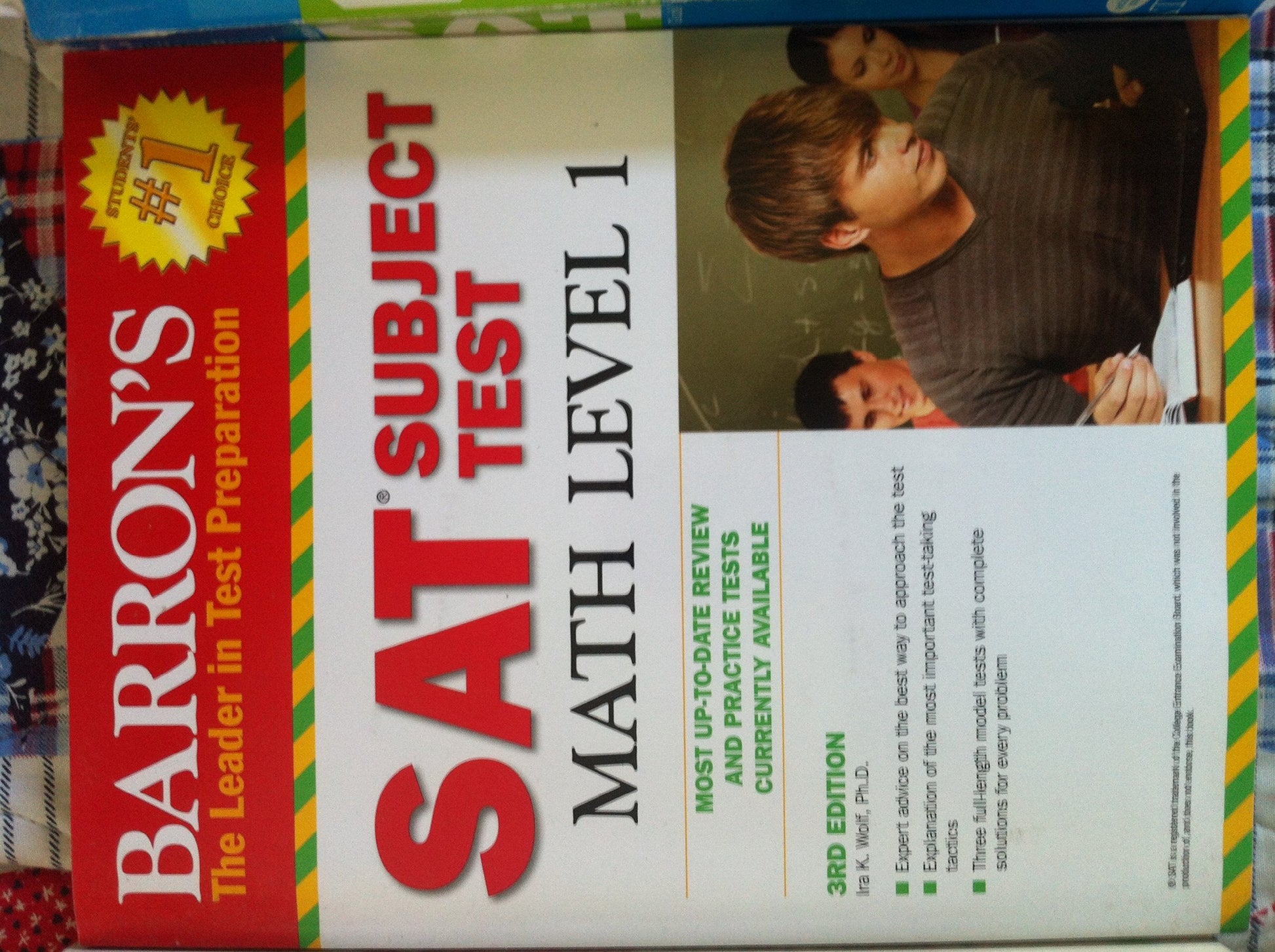 Barron's SAT Subject Test Math Level 1 (BARRON'S HOW TO PREPARE FOR THE SAT II MATHEMATICS IC) used book depot