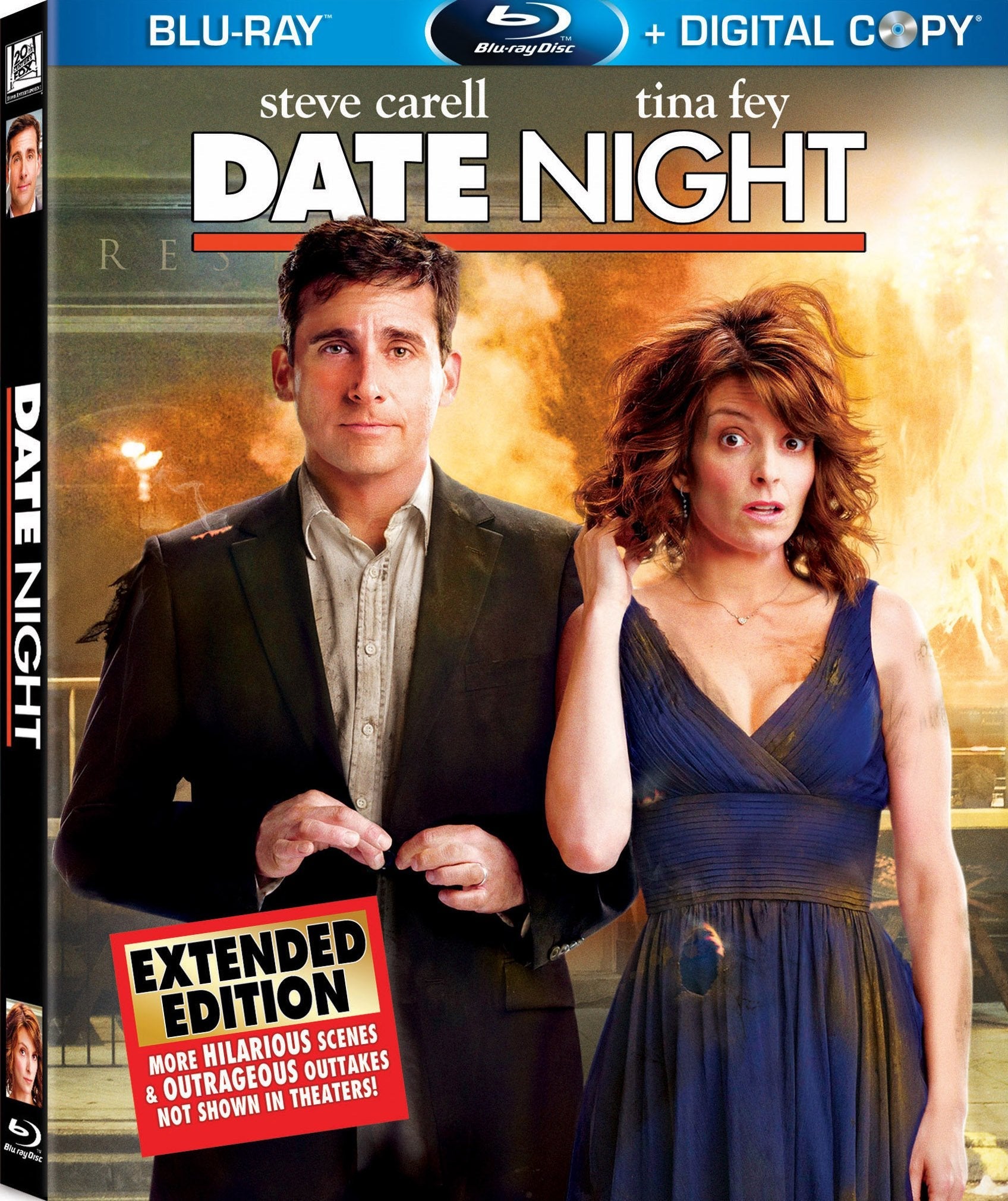 Date Night (Two-Disc Extended Edition + Digital Copy) [Blu-ray] used book depot