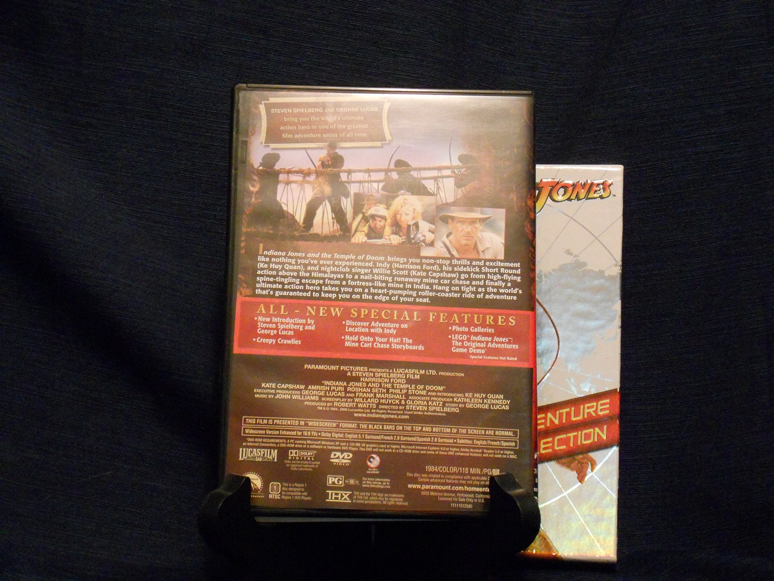 Indiana Jones: The Adventure Collection (Special Editions of Indiana Jones and the Raiders of the Lost Ark / Indiana Jones and the Temple of Doom / Indiana Jones and the Last Crusade) [DVD] used book depot