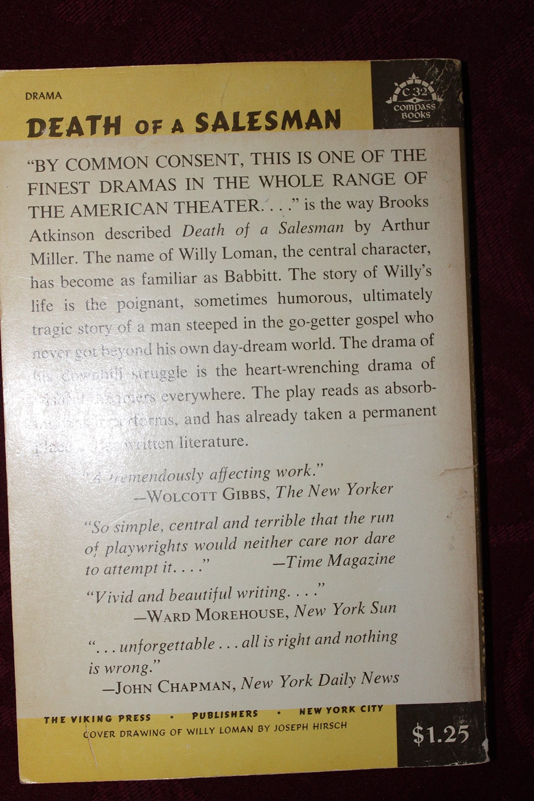 DEATH OF A SALESMAN used book depot