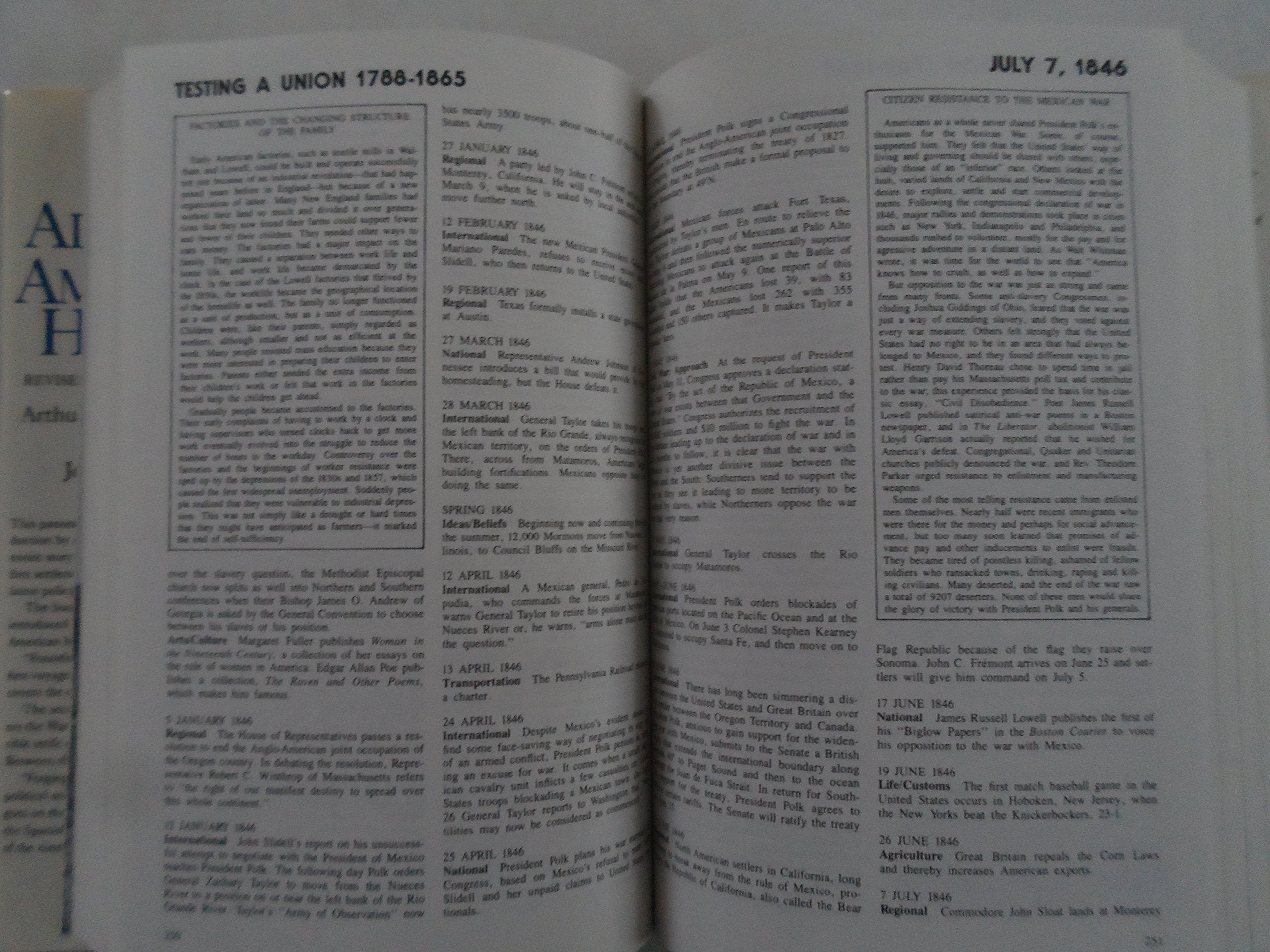 Almanac of American History used book depot