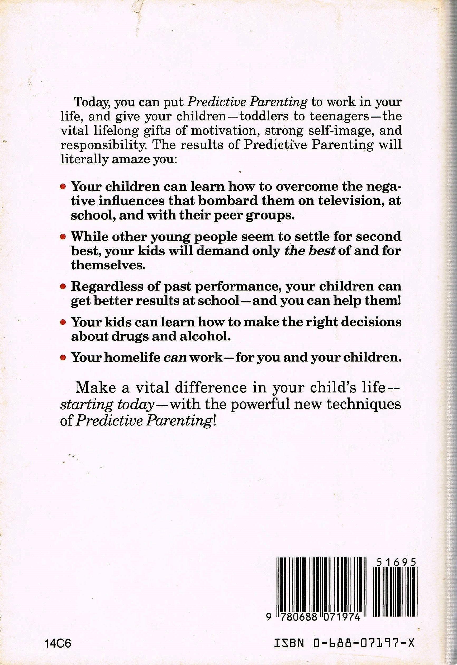 Predictive Parenting: What to Say When You Talk to You Kids used book depot