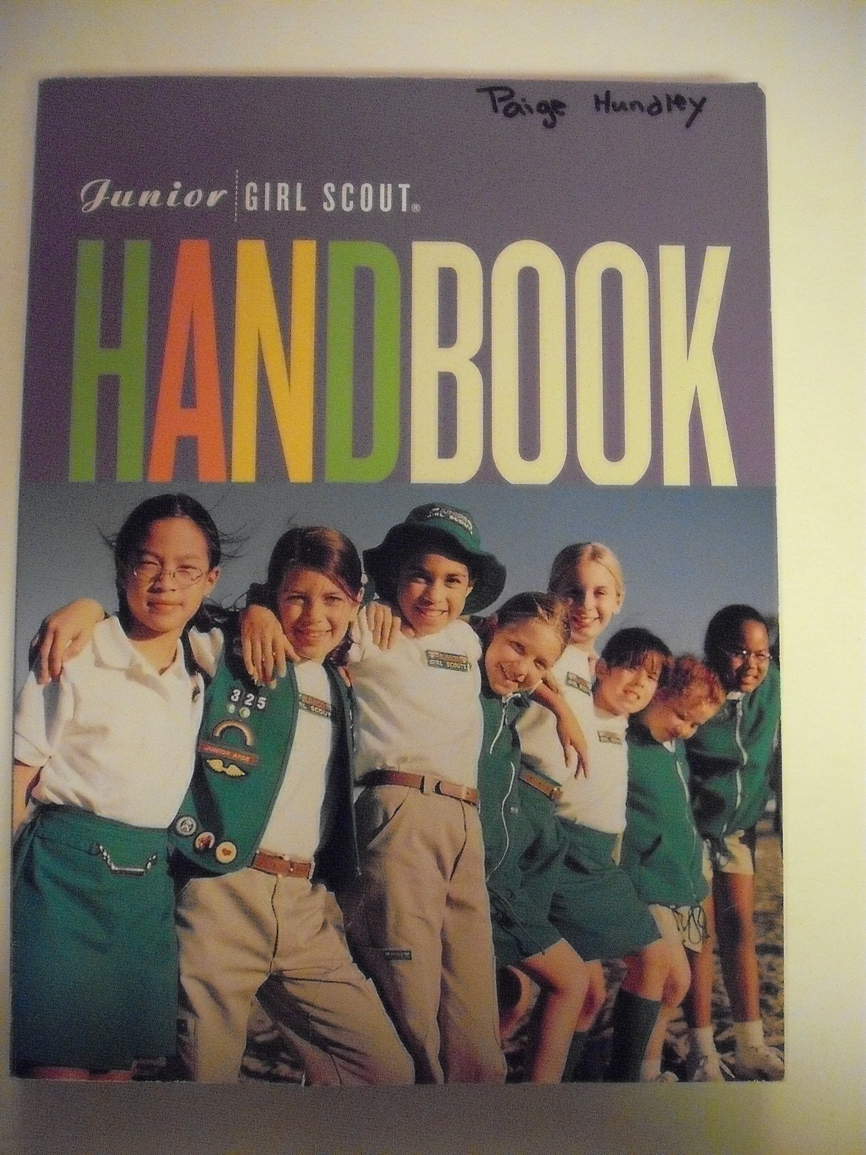 Junior Girl Scout Handbook used book depot