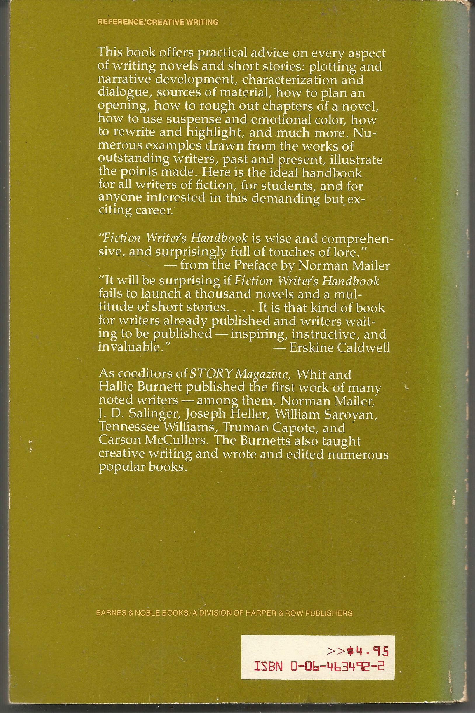 Fiction Writer's Handbook used book depot