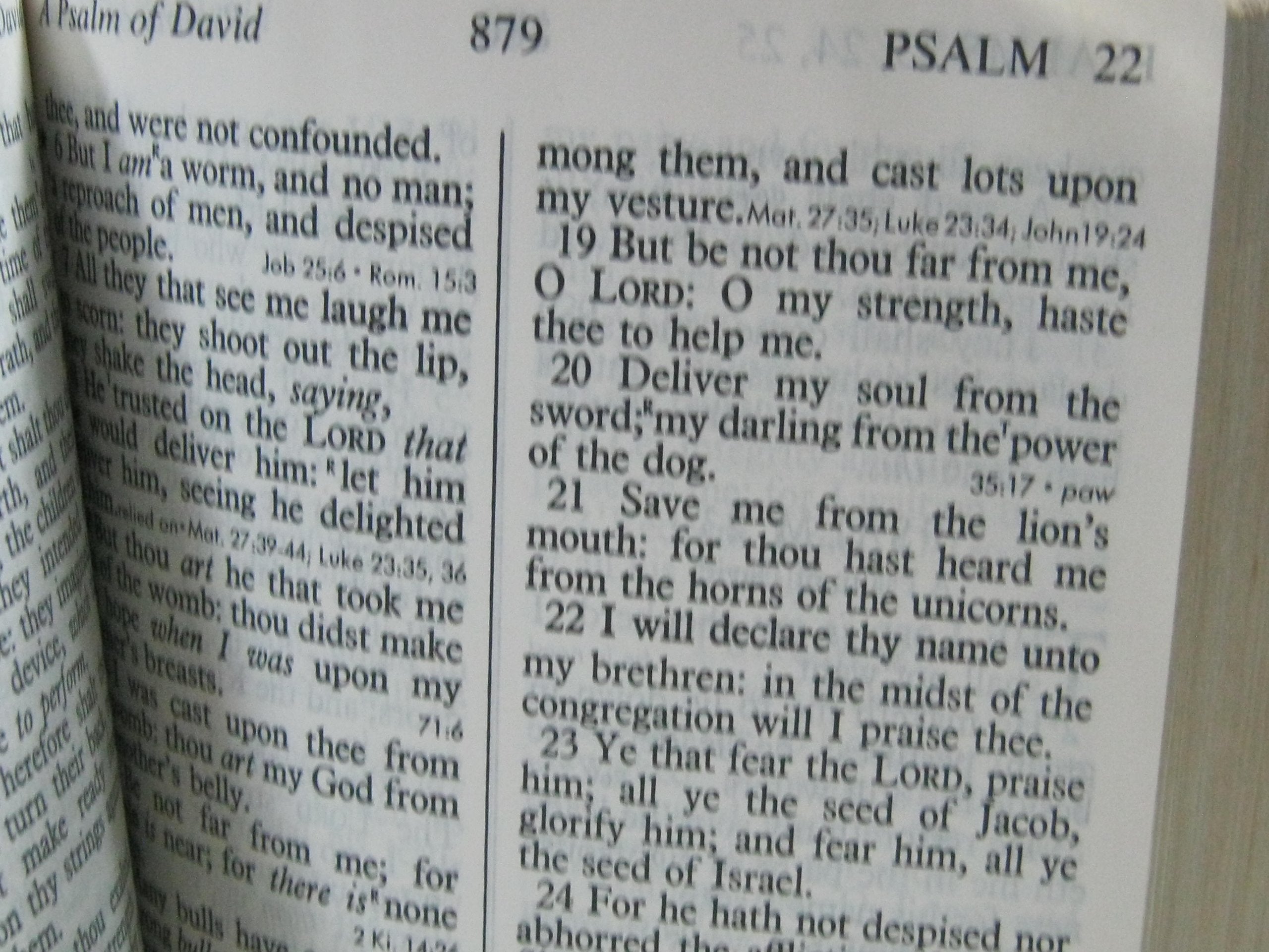 Holy Bible Old and New Testaments, King James Version, Giant Print Reference Edition