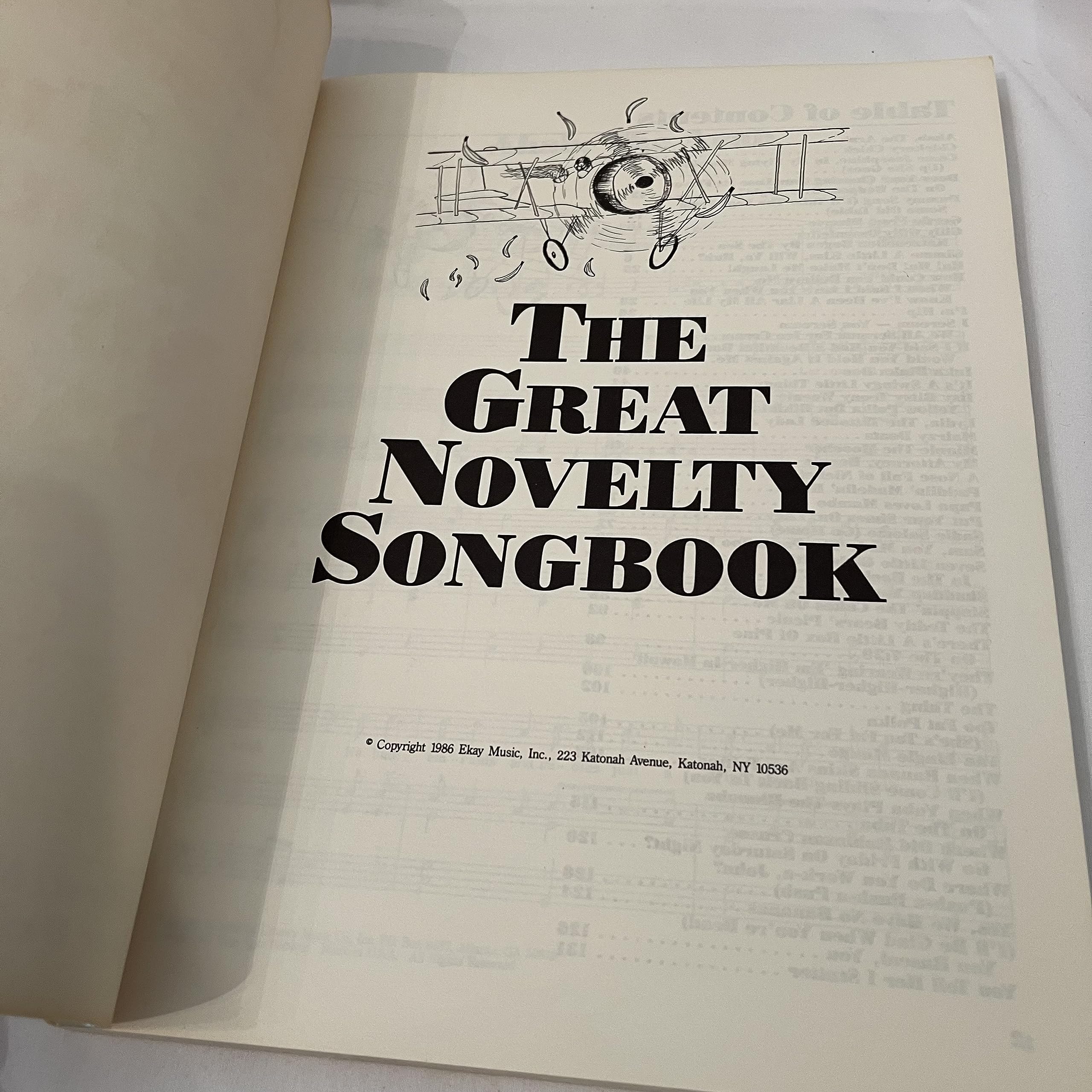 The Great Novelty Songbook: The Silliest, Funniest, Wackiest, Nuttiest Songs Ever Written in One Wild Collection/Sf-0206 used book depot