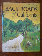 Back Roads Of California * Sunset * Sketches And Trip Notes used book depot
