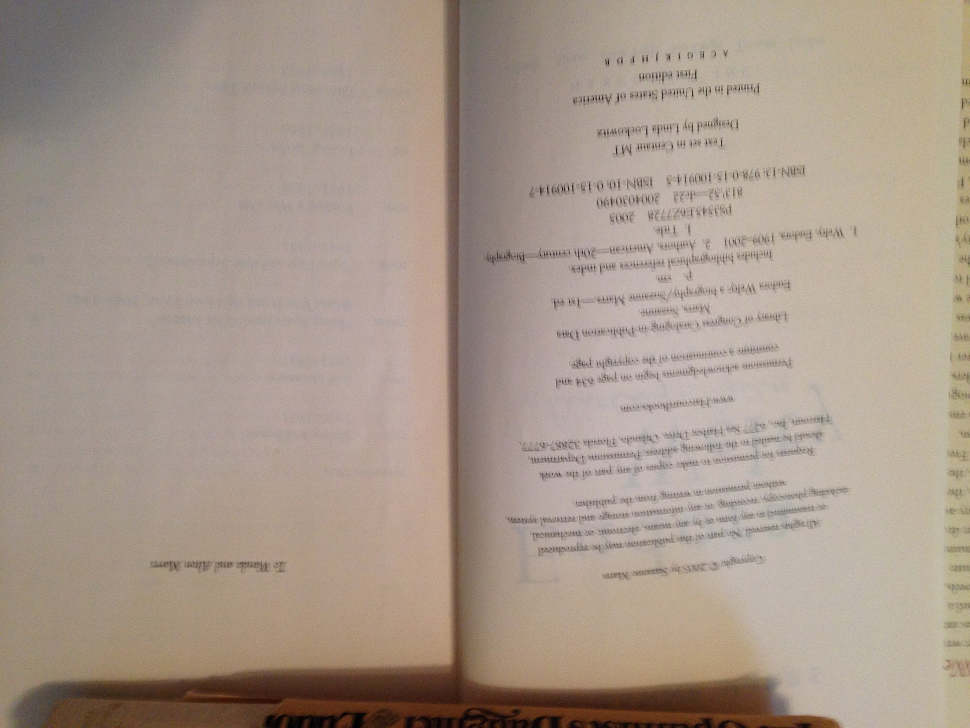 Eudora Welty used book depot