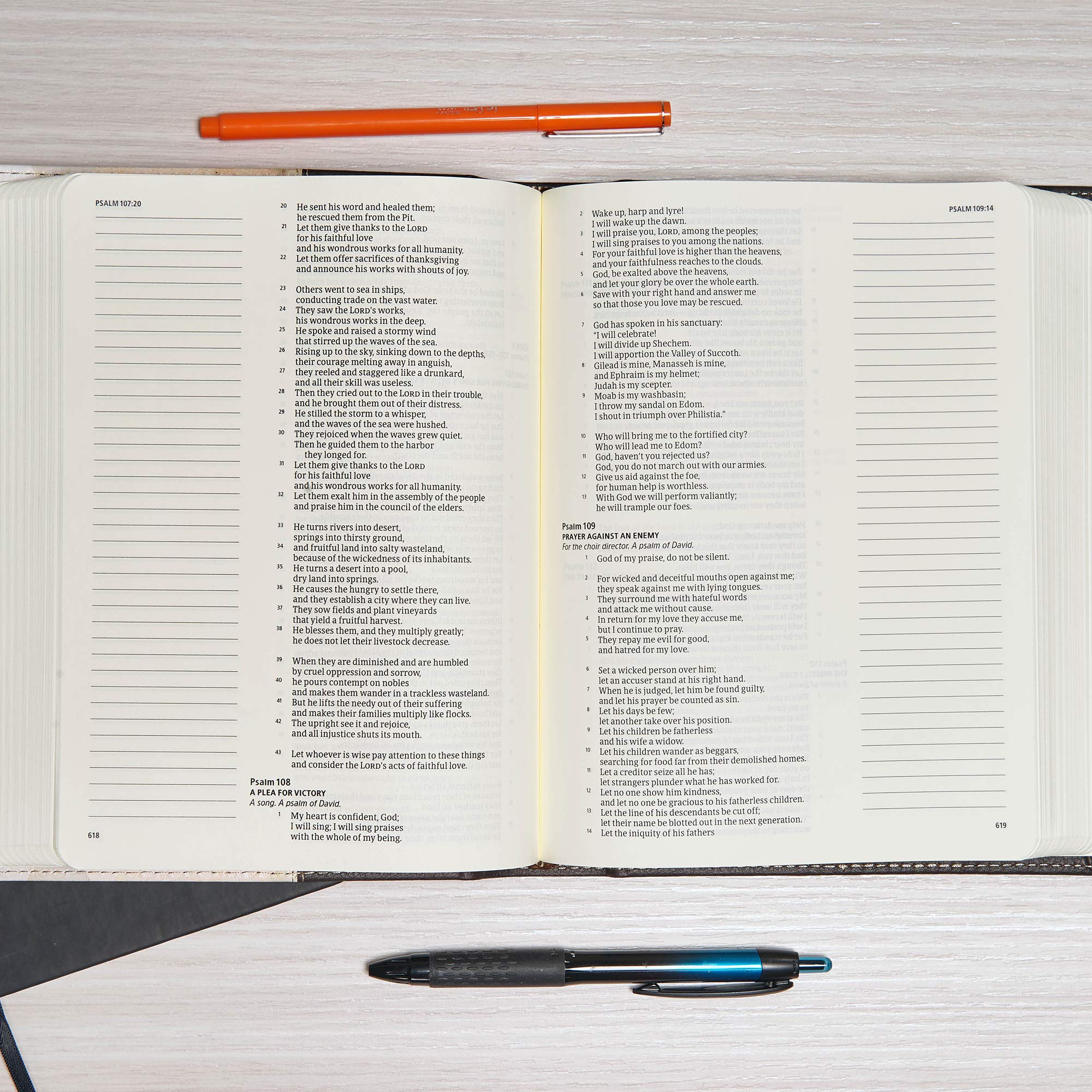 CSB Notetaking Bible, Brown LeatherTouch-Over-Board, Black Letter, Wide Margins, Journaling Space, Single-Column, Reading Plan, Easy-to-Read Bible Serif Type used book depot