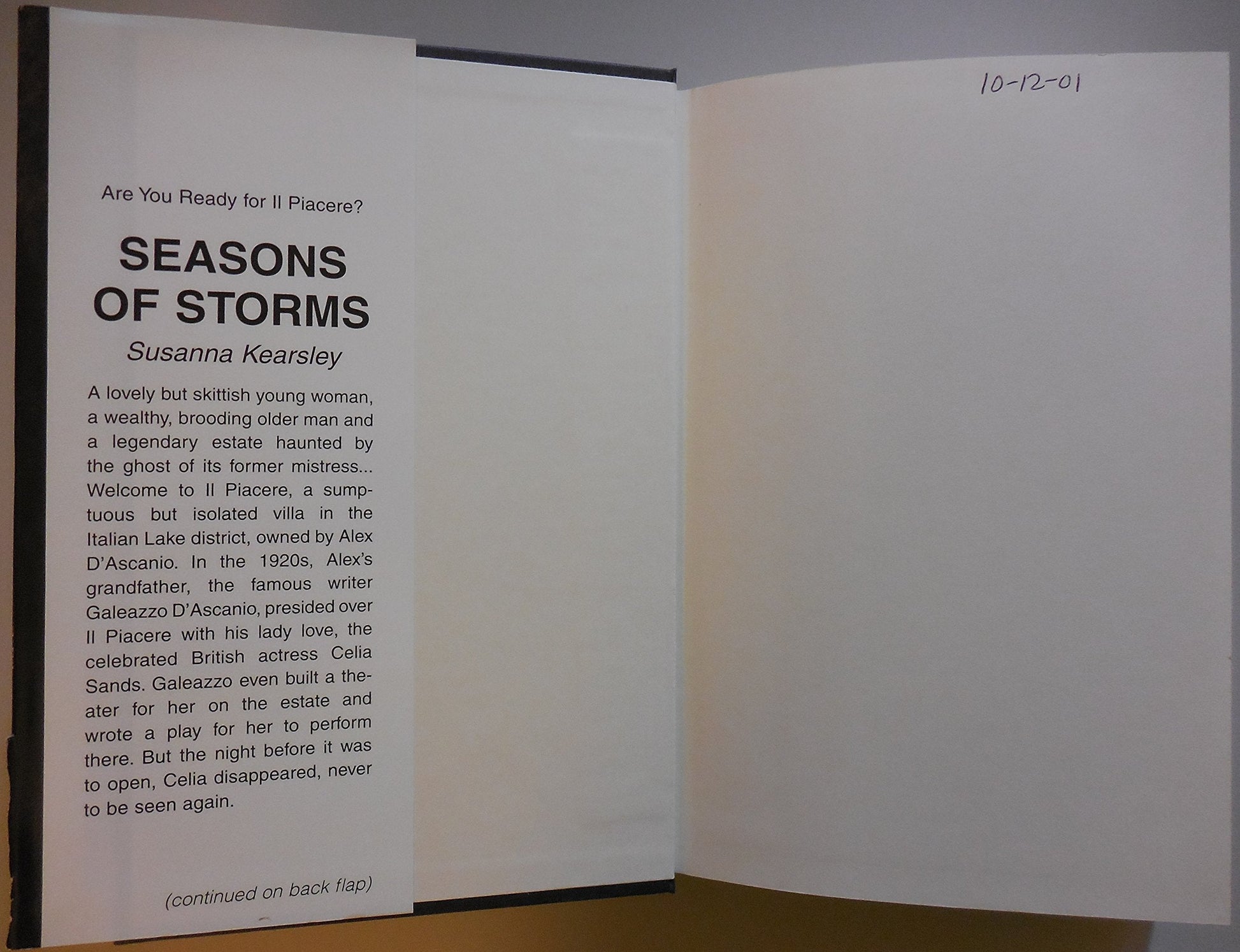 Season of Storms used book depot
