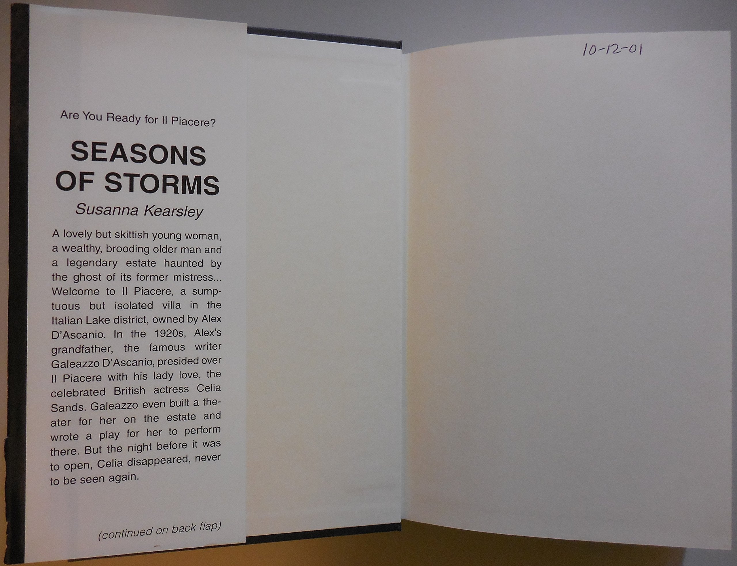 Season of Storms used book depot