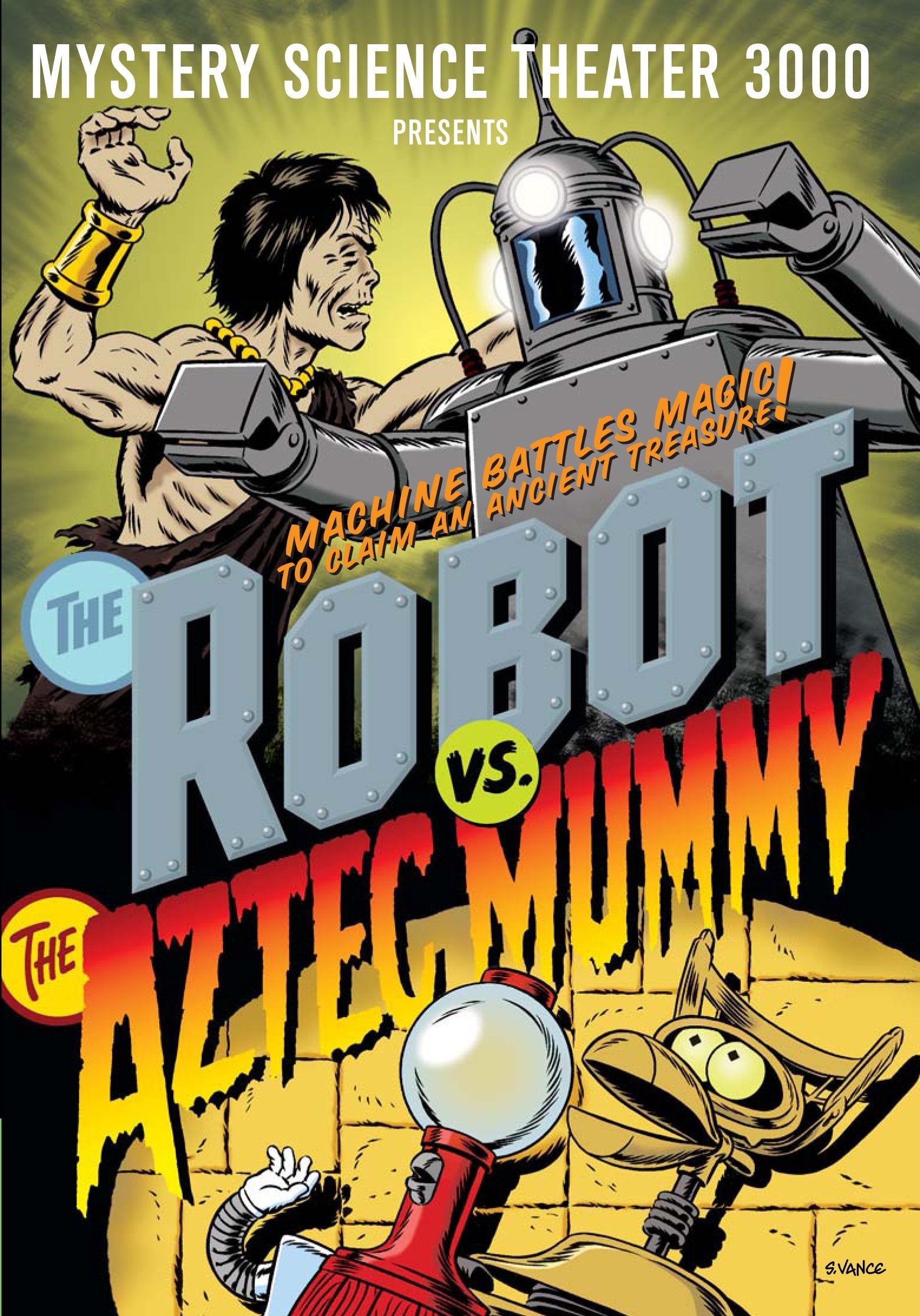 Mystery Science Theater 3000, Vol. XV (The Robot vs. the Aztec Mummy / The Girl in Lovers Lane / Zombie Nightmare / Racket Girls) used book depot