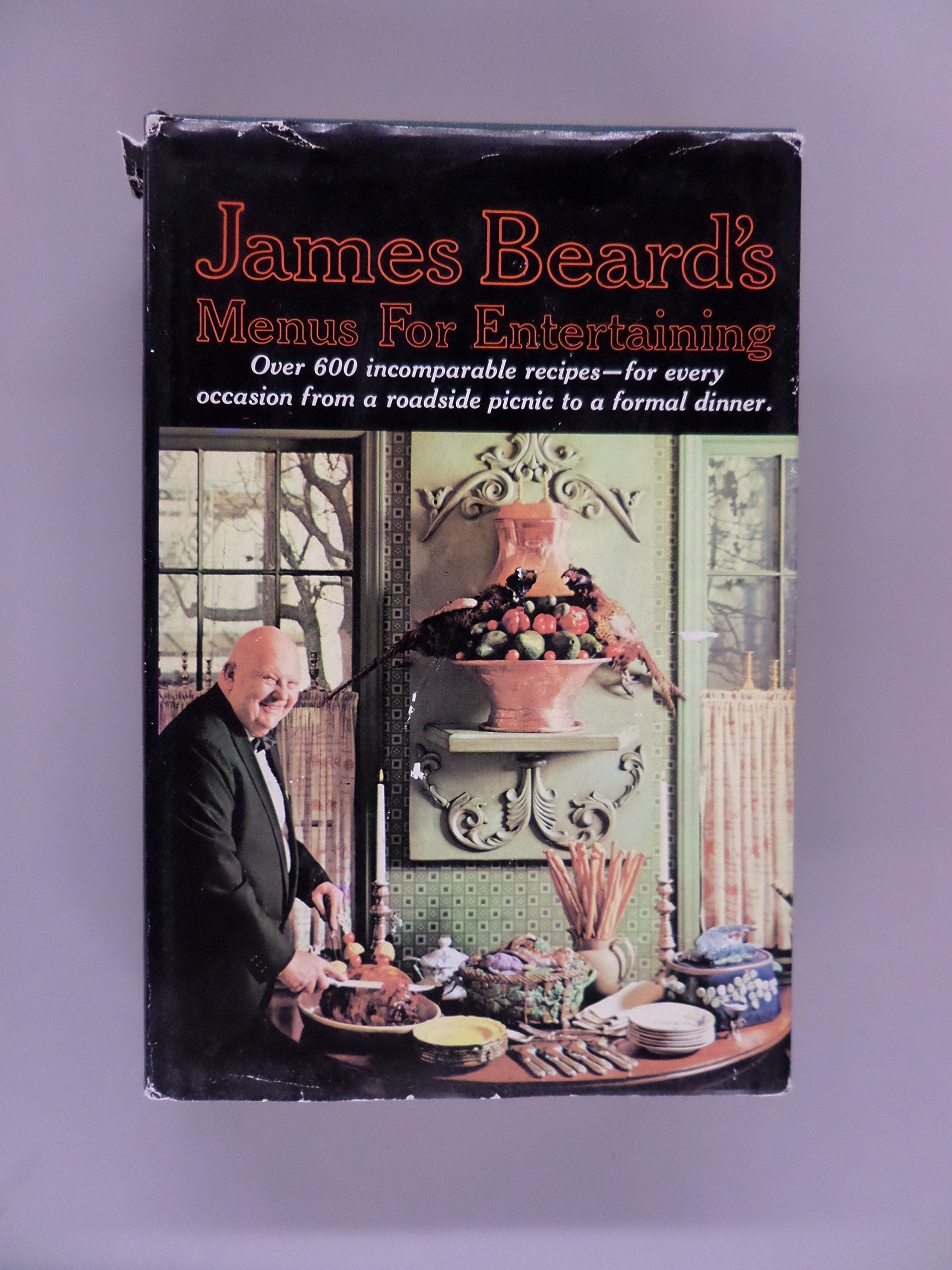 MENU FOR ENTERTAINING used book depot