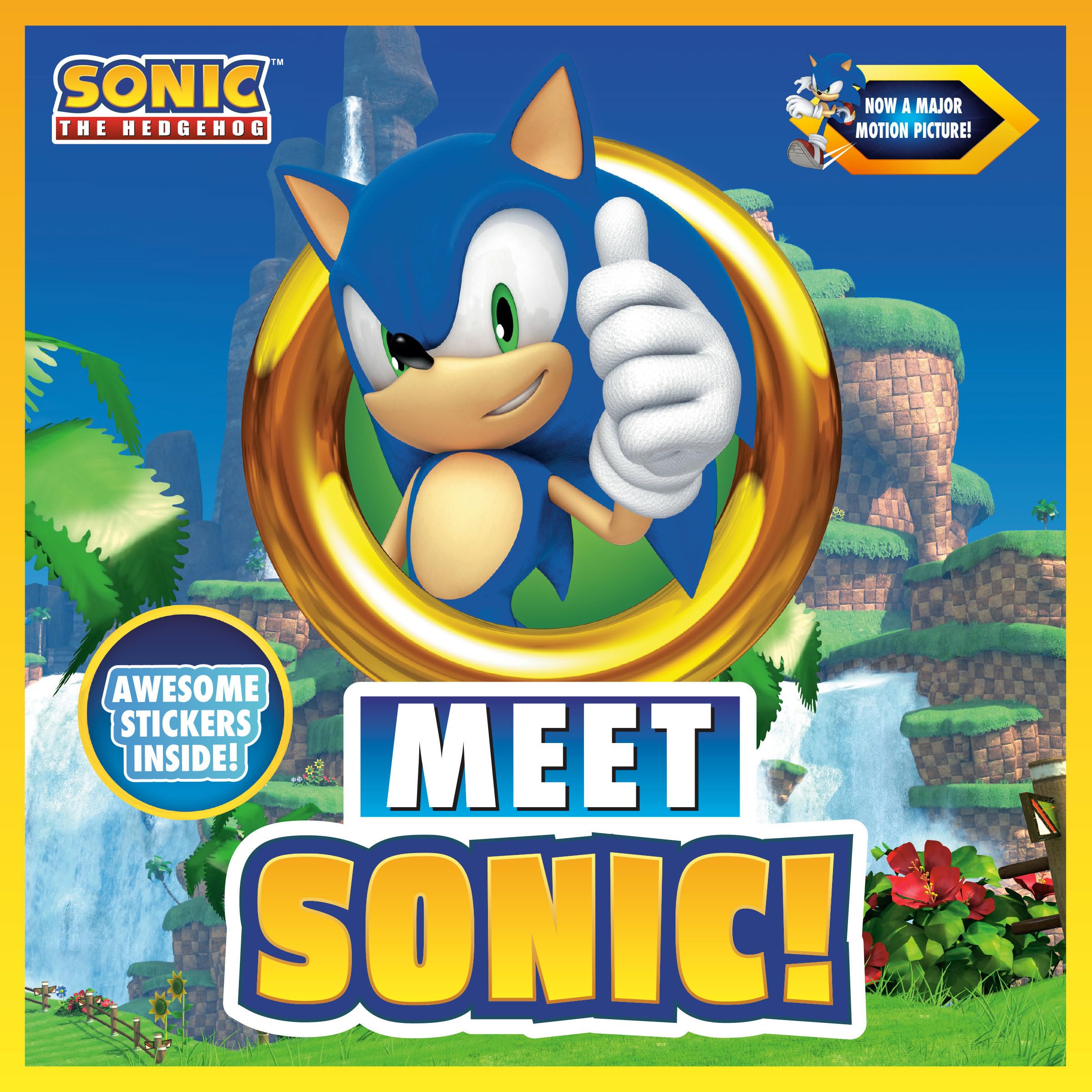Meet Sonic!: A Sonic the Hedgehog Storybook used book depot