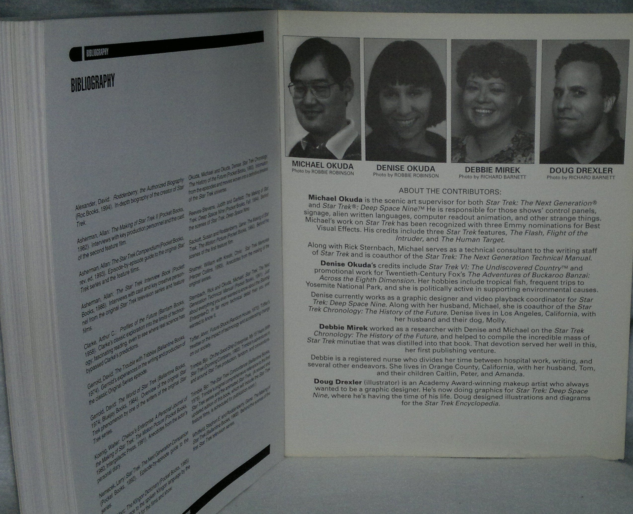 The Star Trek Encyclopedia used book depot