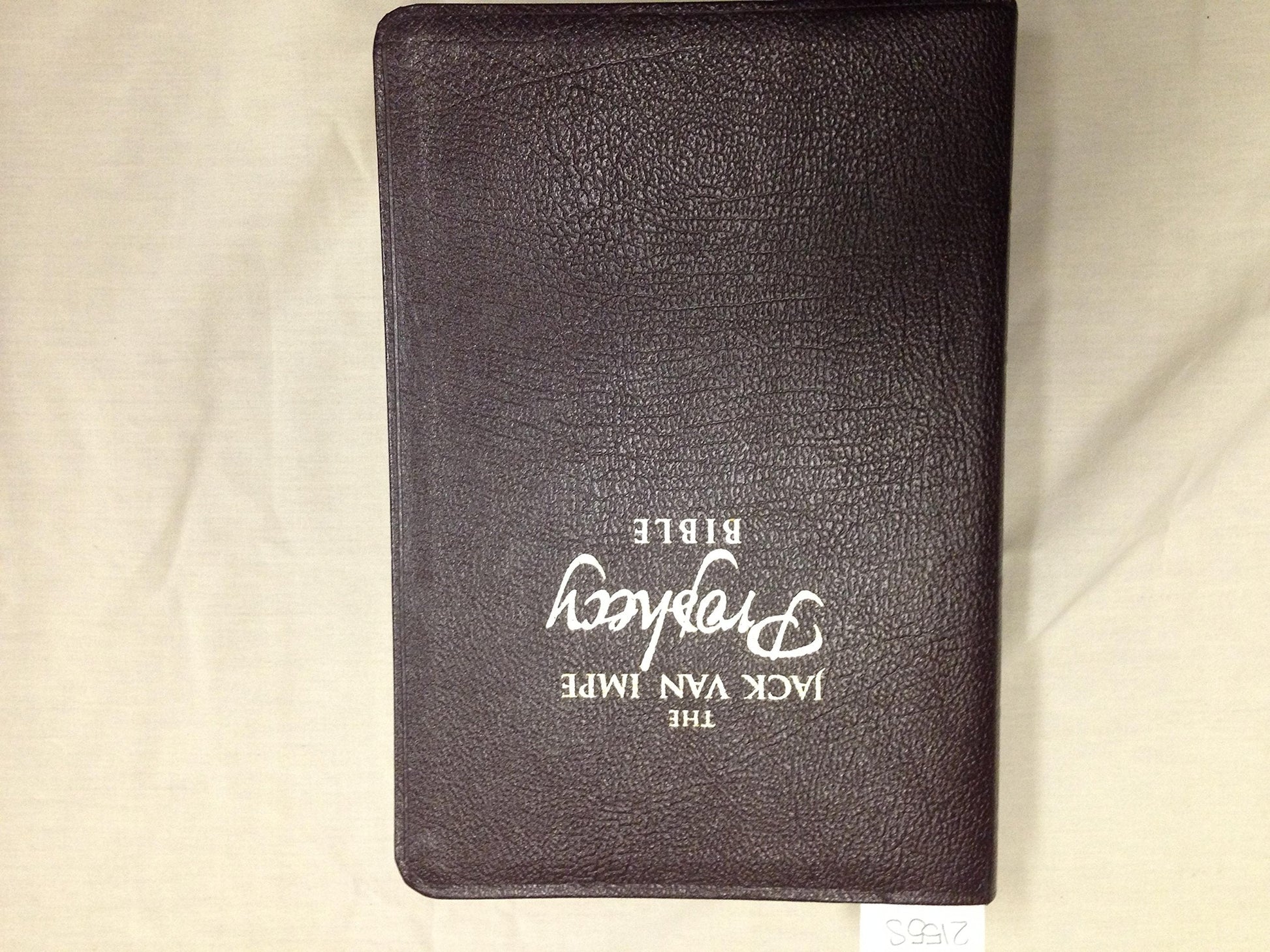 Jack Van Impe Prophecy Bible (Special Limited Edition /Words of Christ in Red) used book depot