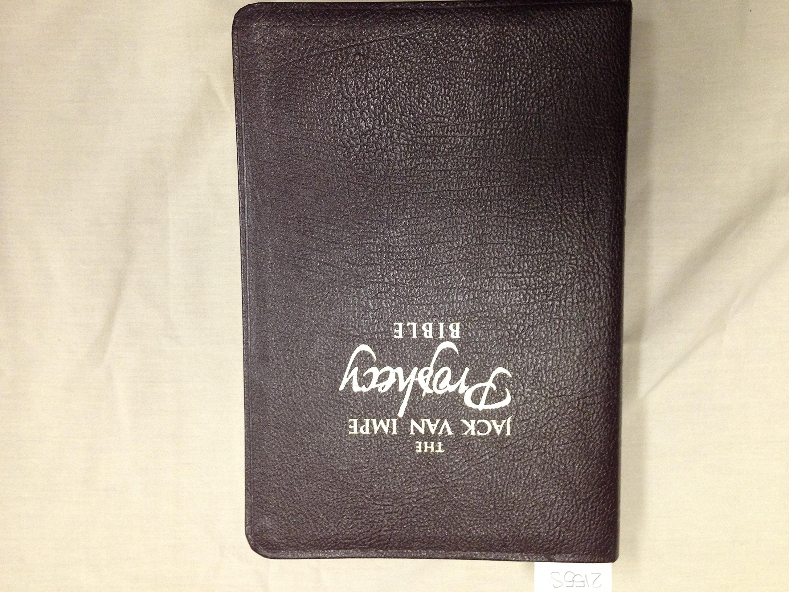 Jack Van Impe Prophecy Bible (Special Limited Edition /Words of Christ in Red) used book depot