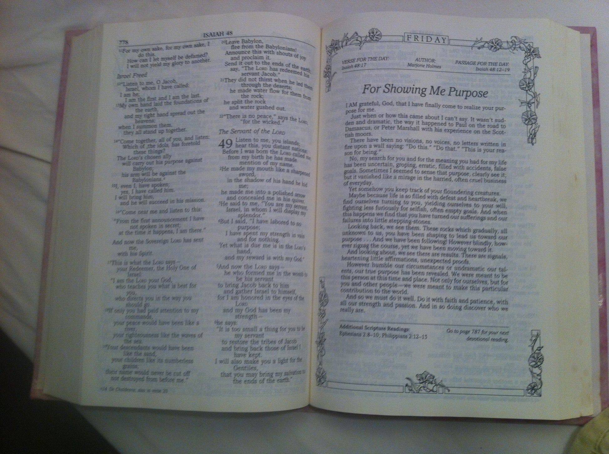 NIV Womens Devotional Bible used book depot