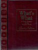 Whats What: A Visual Glossary of the Physical World David Fisher and Reginald Bragonier