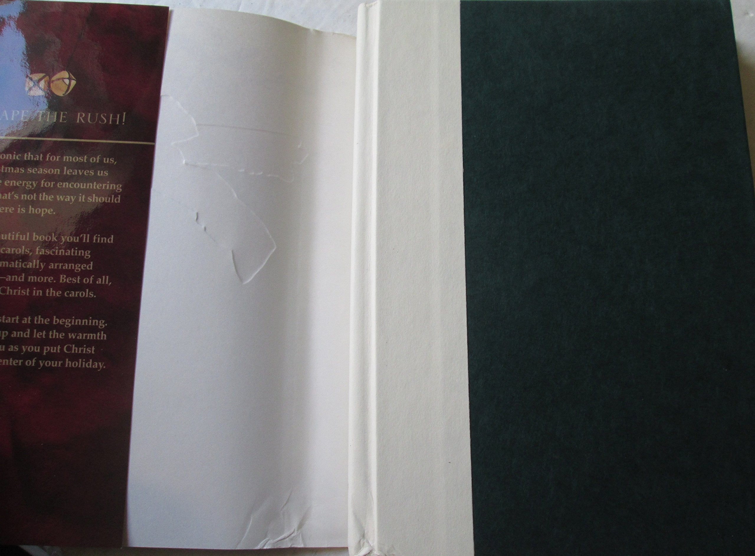 Christ in the Carols: Thirty-one devotionals for Christmas and Advent used book depot