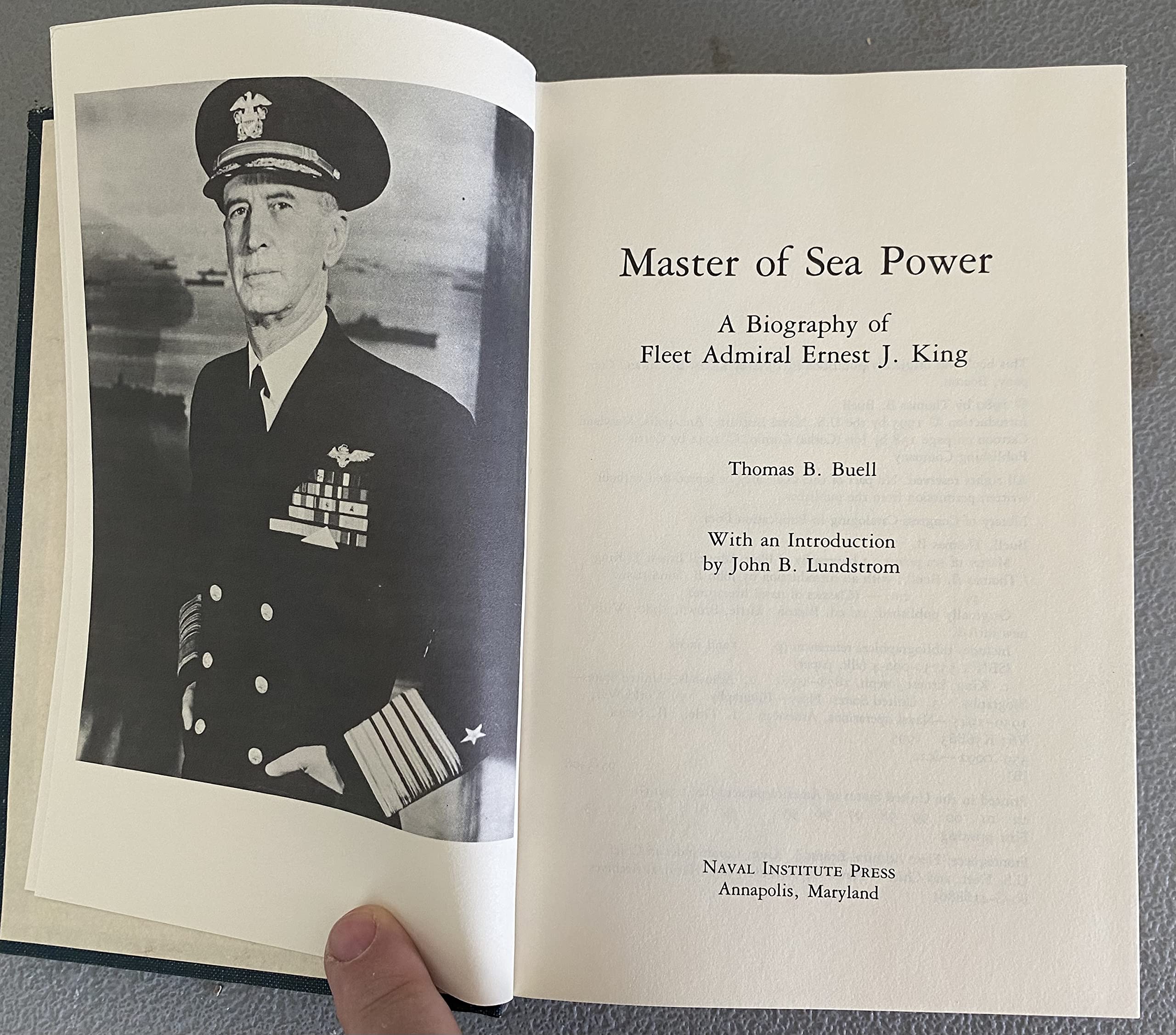 Master of Sea Power: A Biography of Fleet Admiral Ernest J. King (CLASSICS OF NAVAL LITERATURE) used book depot
