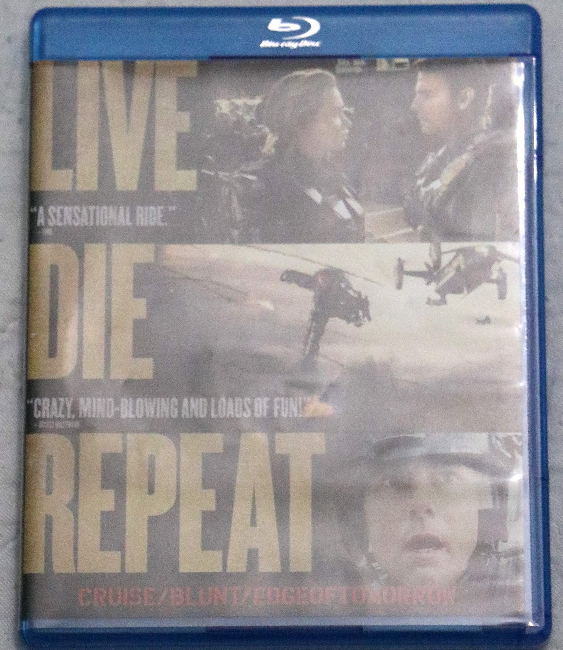 Live Die Repeat: Edge of Tomorrow (Blu-ray) used book depot