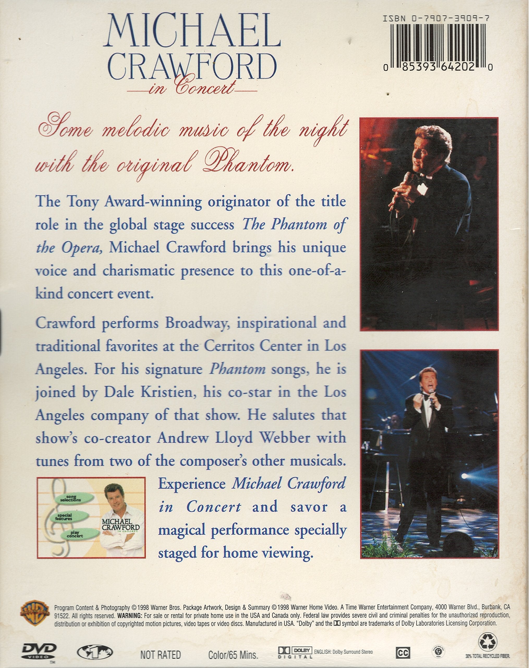 Michael Crawford in Concert used book depot