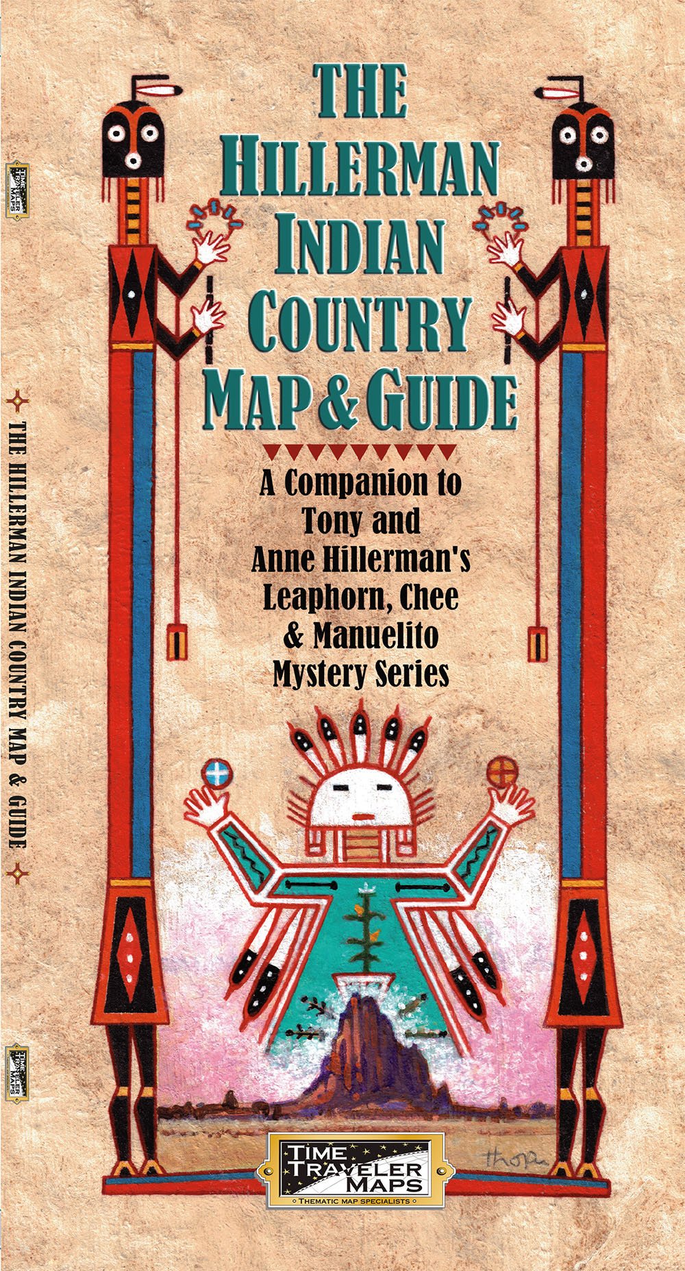 The Hillerman Indian Country Map And Guide used book depot