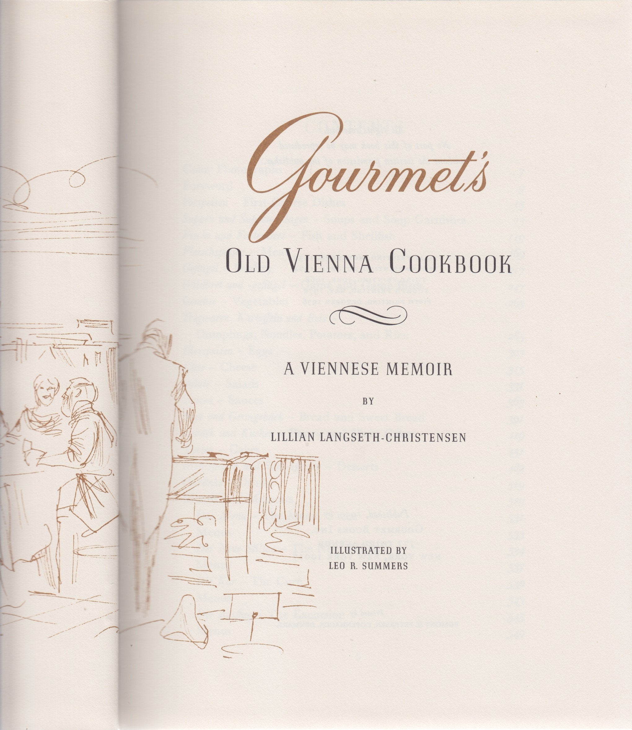 Gourmet's Old Vienna Cookbook used book depot