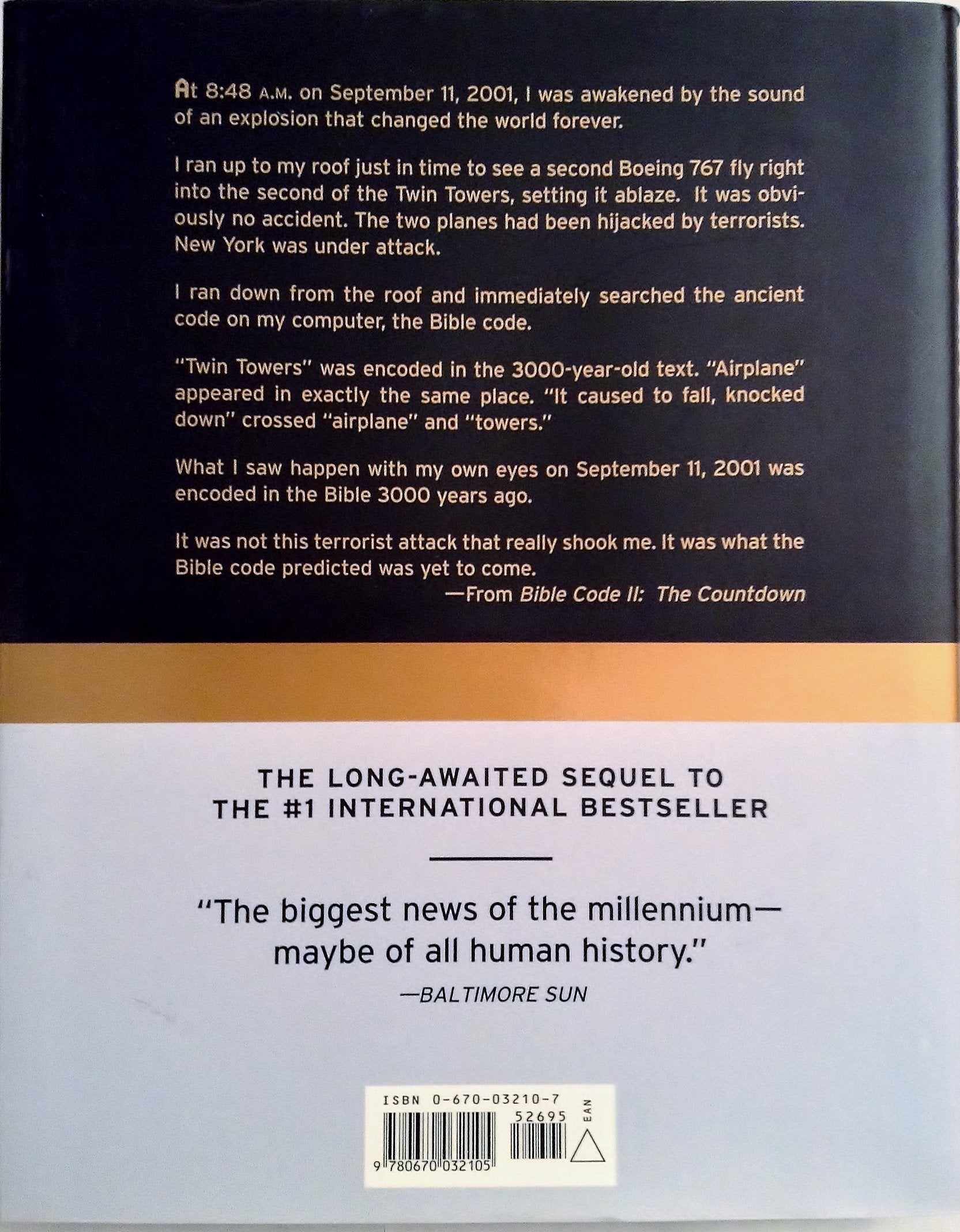 Bible Code 11: The Countdown [Hardcover] [Jan 01, 2002] Drosnin, Michael used book depot