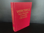 Dic Webster's II New Riverside University Dictionary used book depot