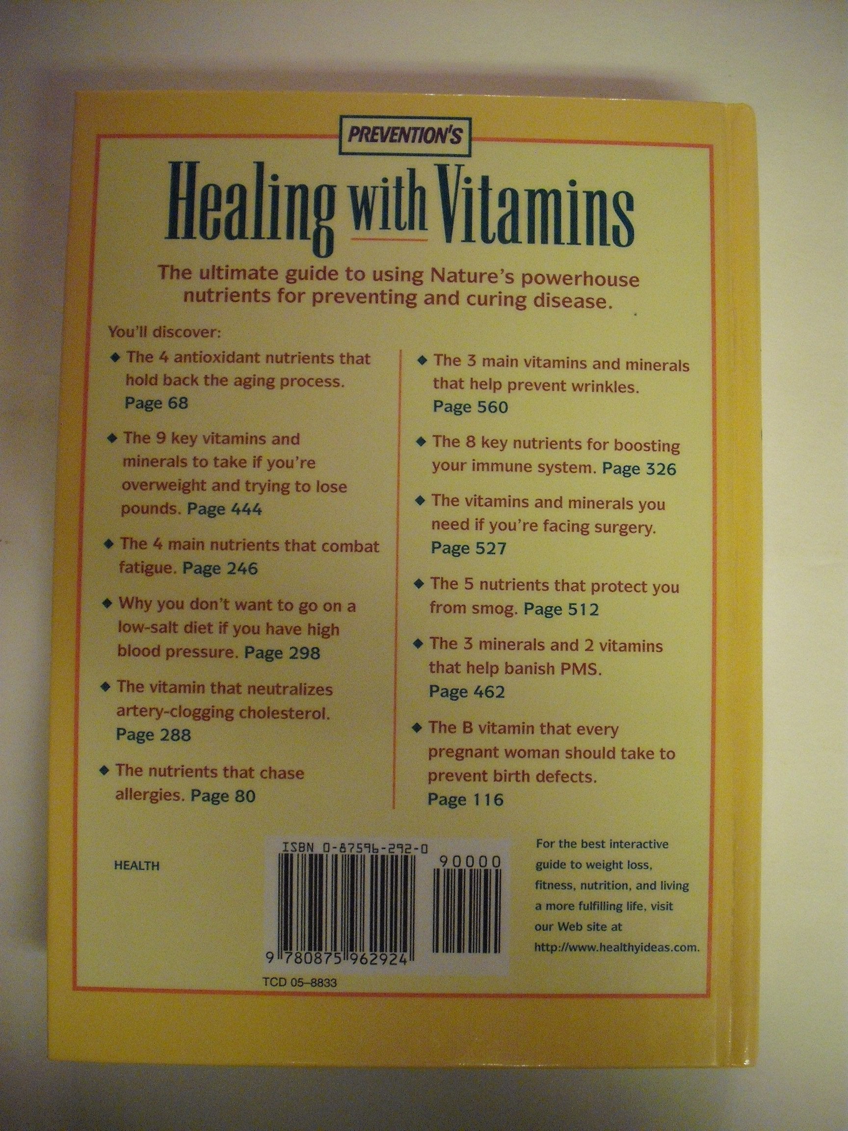 Healing with Vitamins