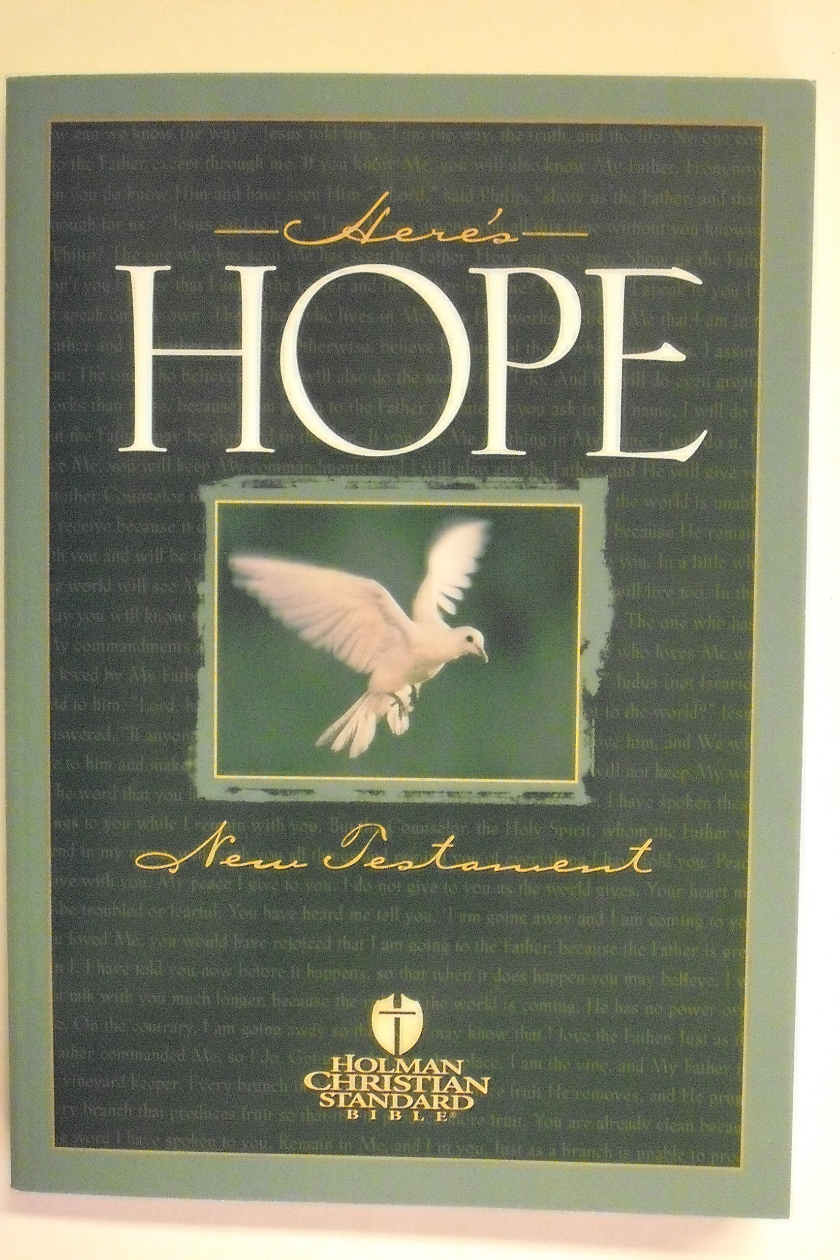 Here's Hope New Testament: Holman Christian Standard Bible used book depot