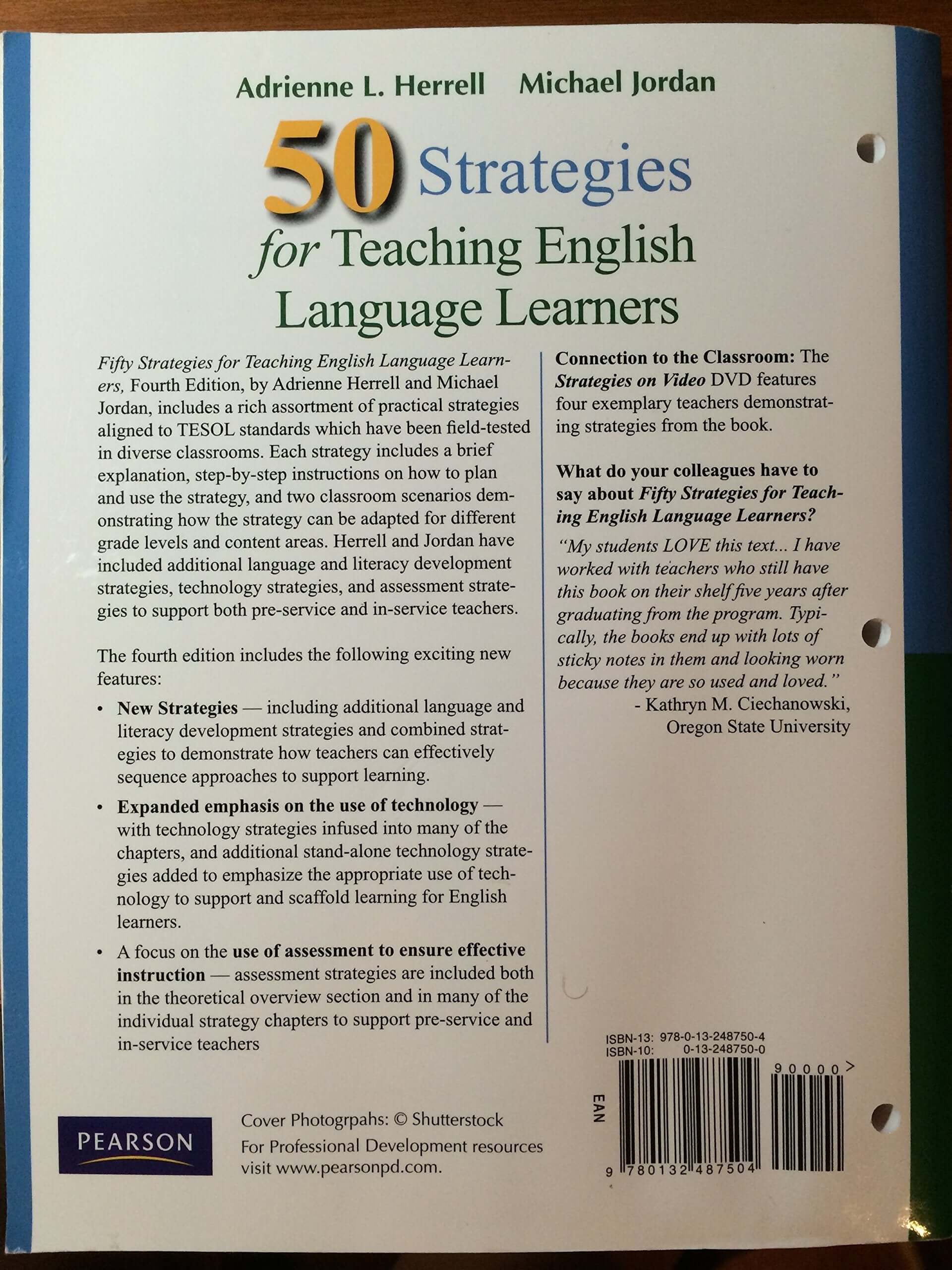 Fifty Strategies for Teaching English Language Learners (4th Edition) (Teaching Strategies Series) used book depot