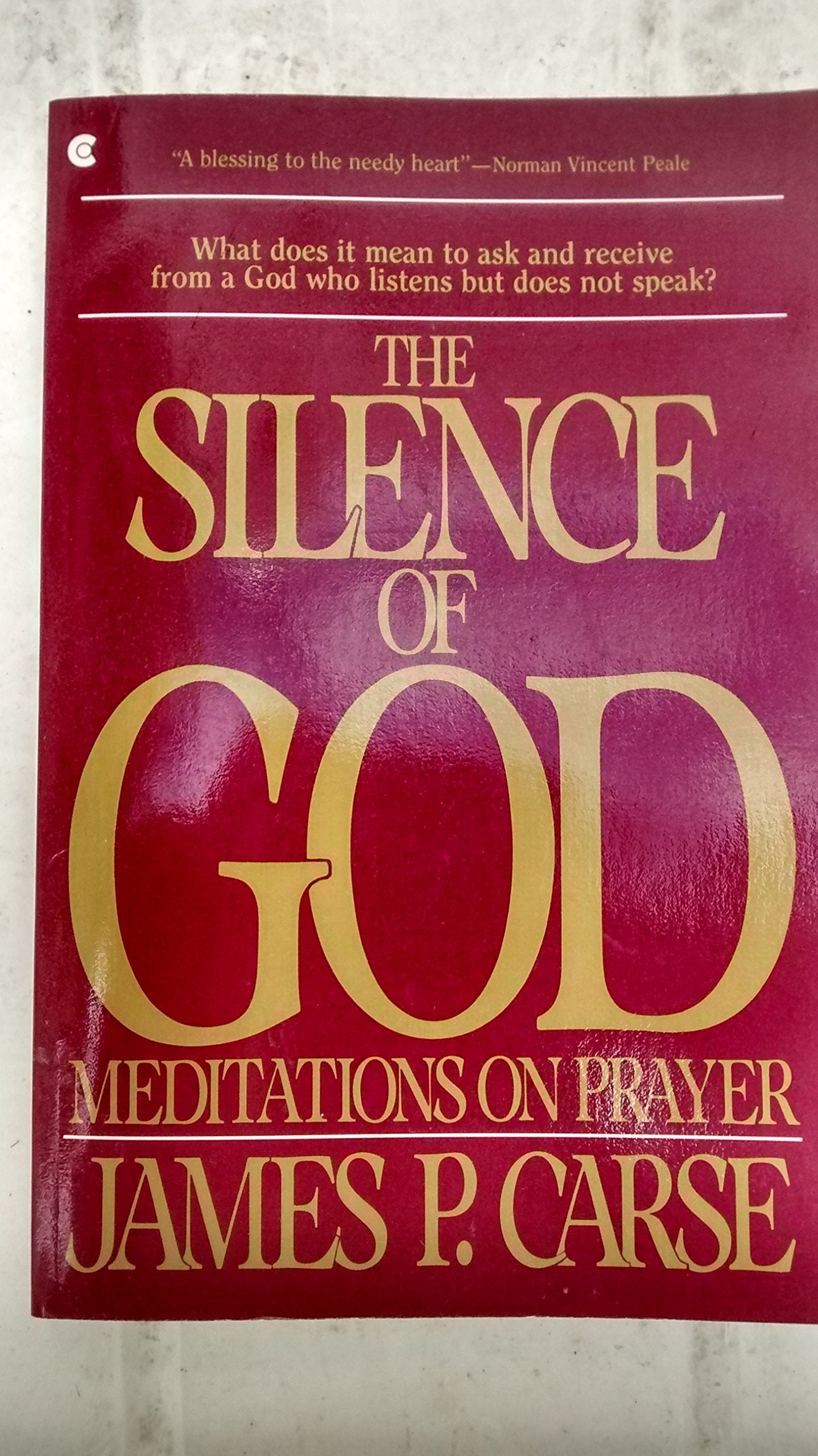 The SILENCE OF GOD used book depot