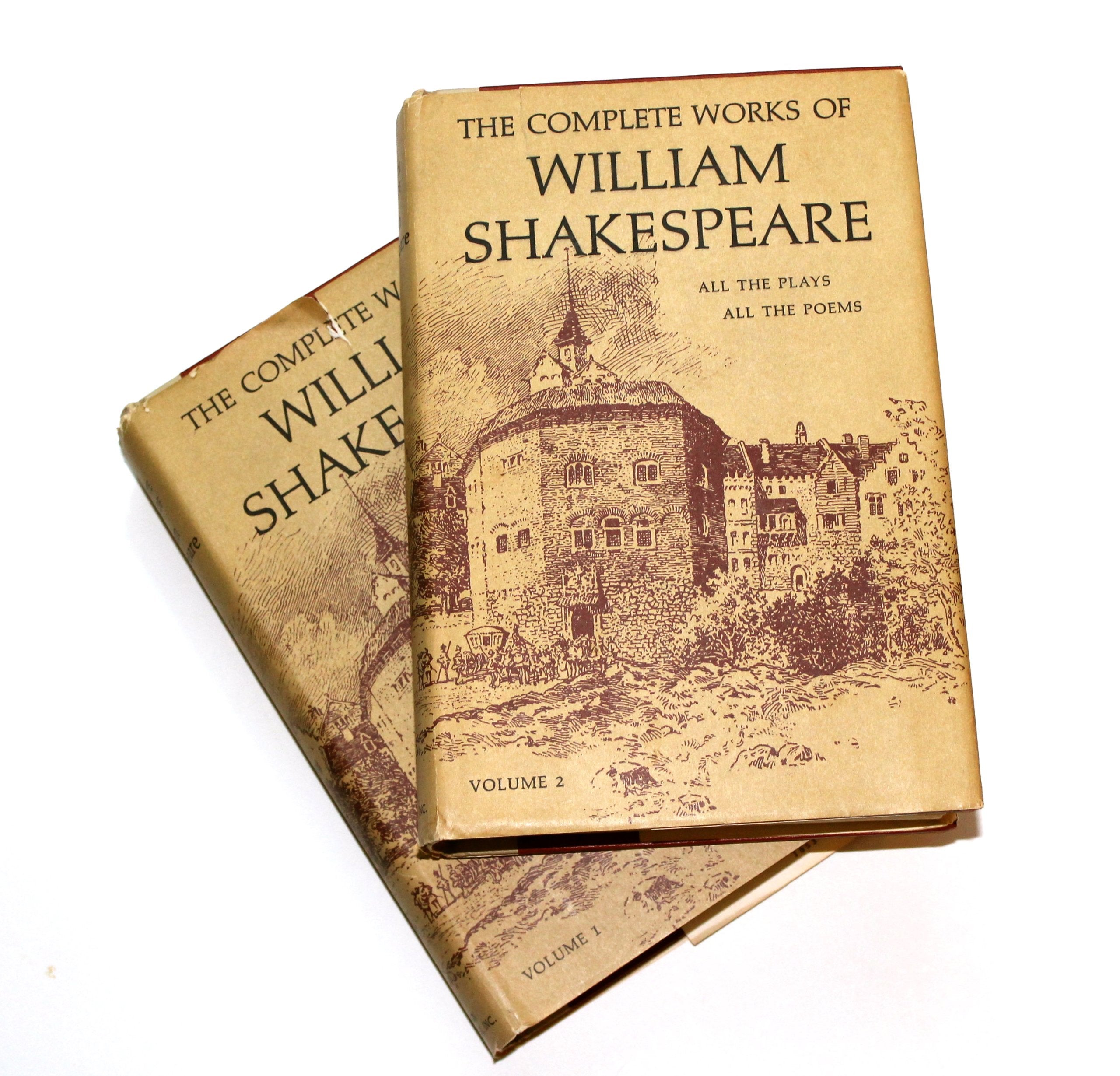 The Complete Works of William Shakespeare: All the Plays, All The Poems (2 Volumes) used book depot