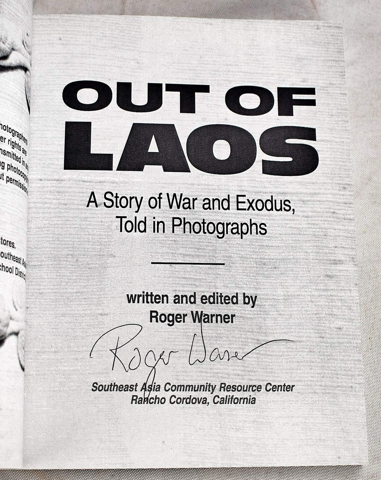 Out of Laos: A Story of War and Exodus, Told in Photographs used book depot