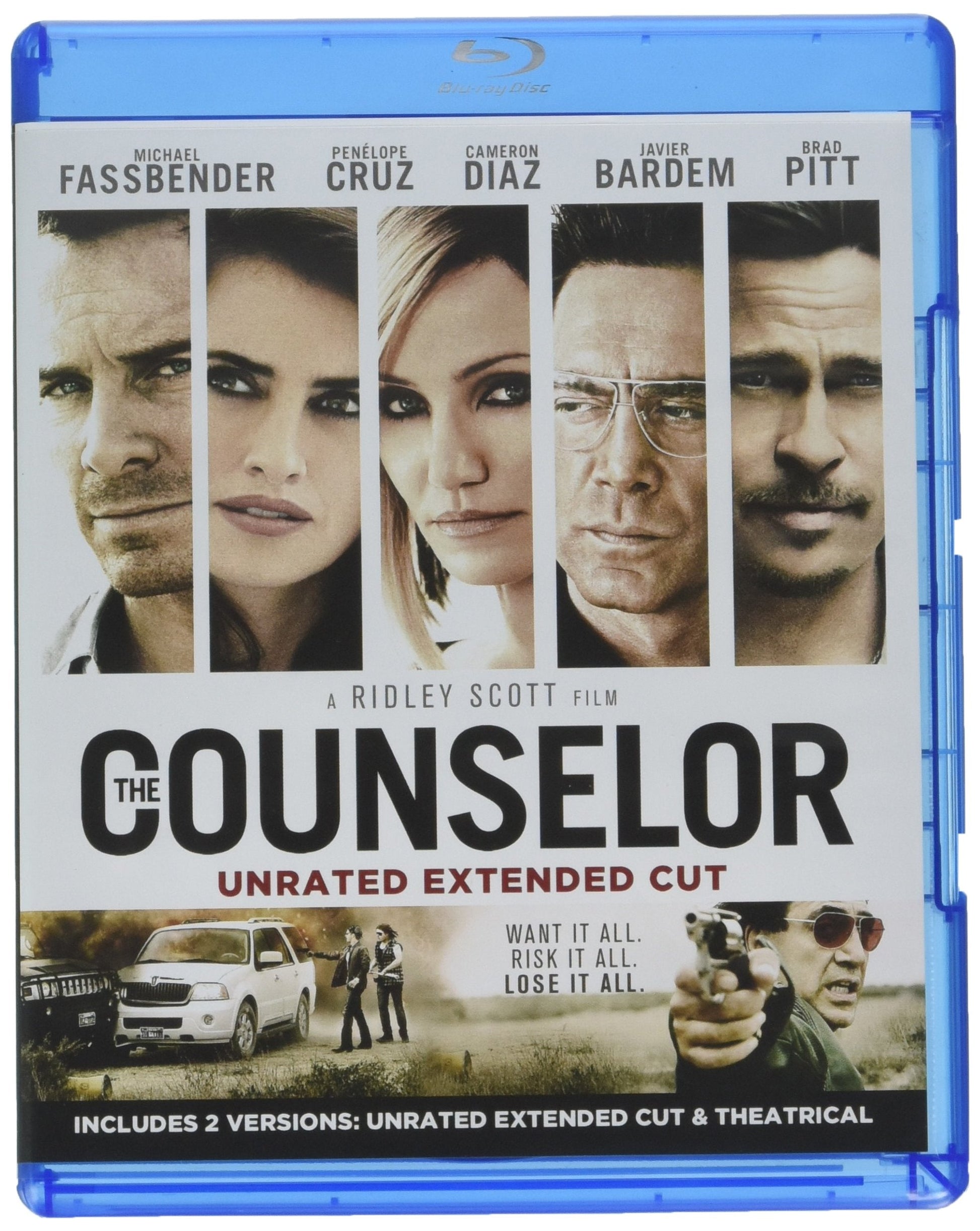 The Counselor (Unrated Extended Cut) [Blu-ray] used book depot
