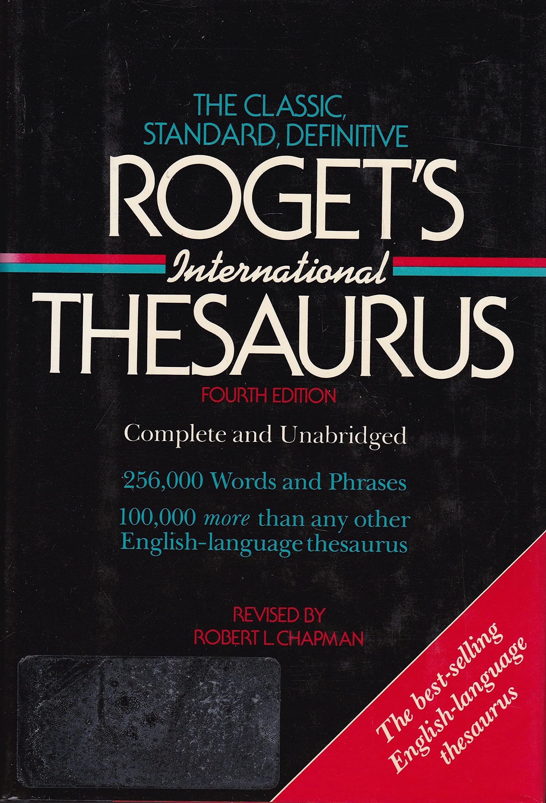 Roget's International Thesaurus (Harper Colophon Books) used book depot