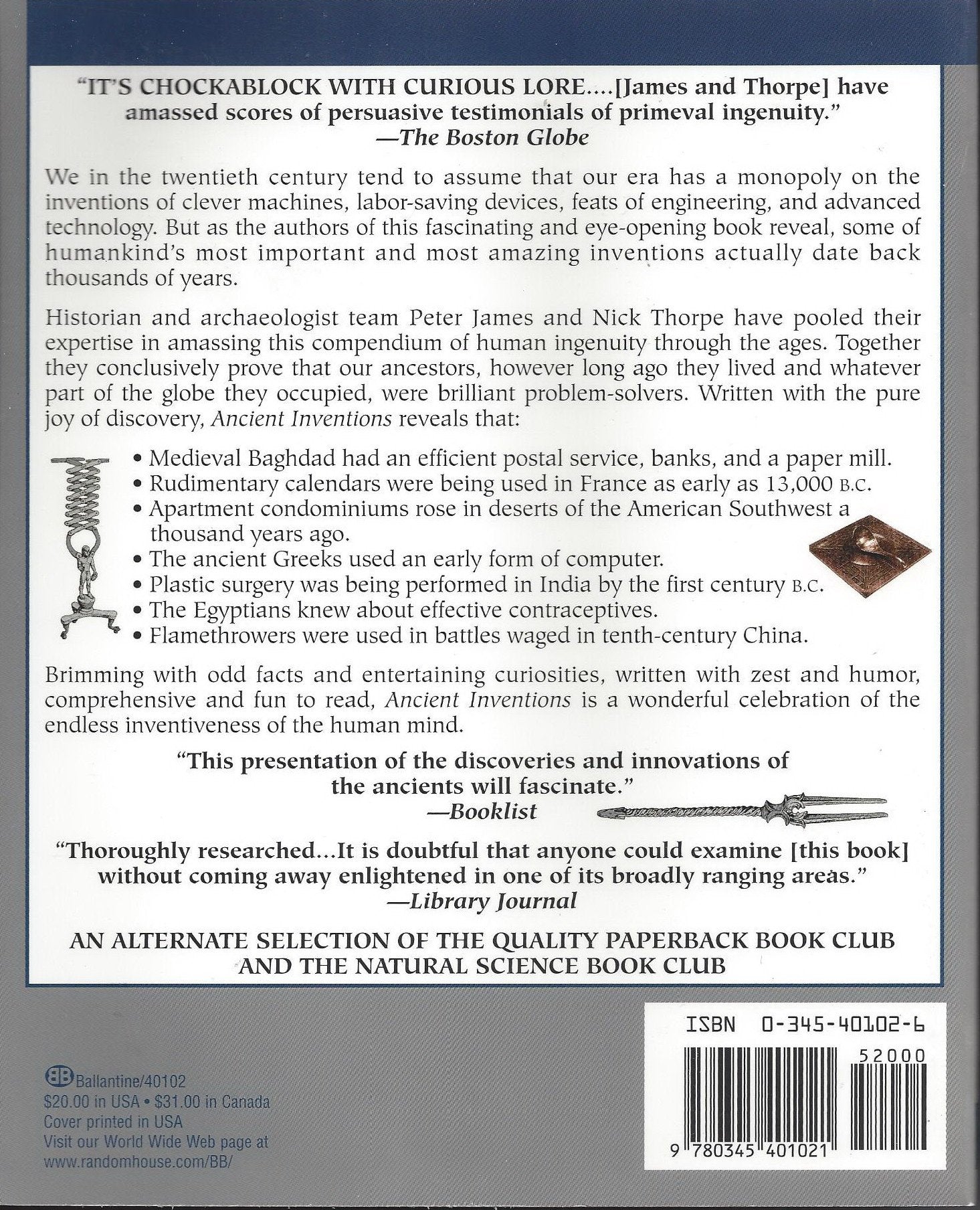 Ancient Inventions used book depot