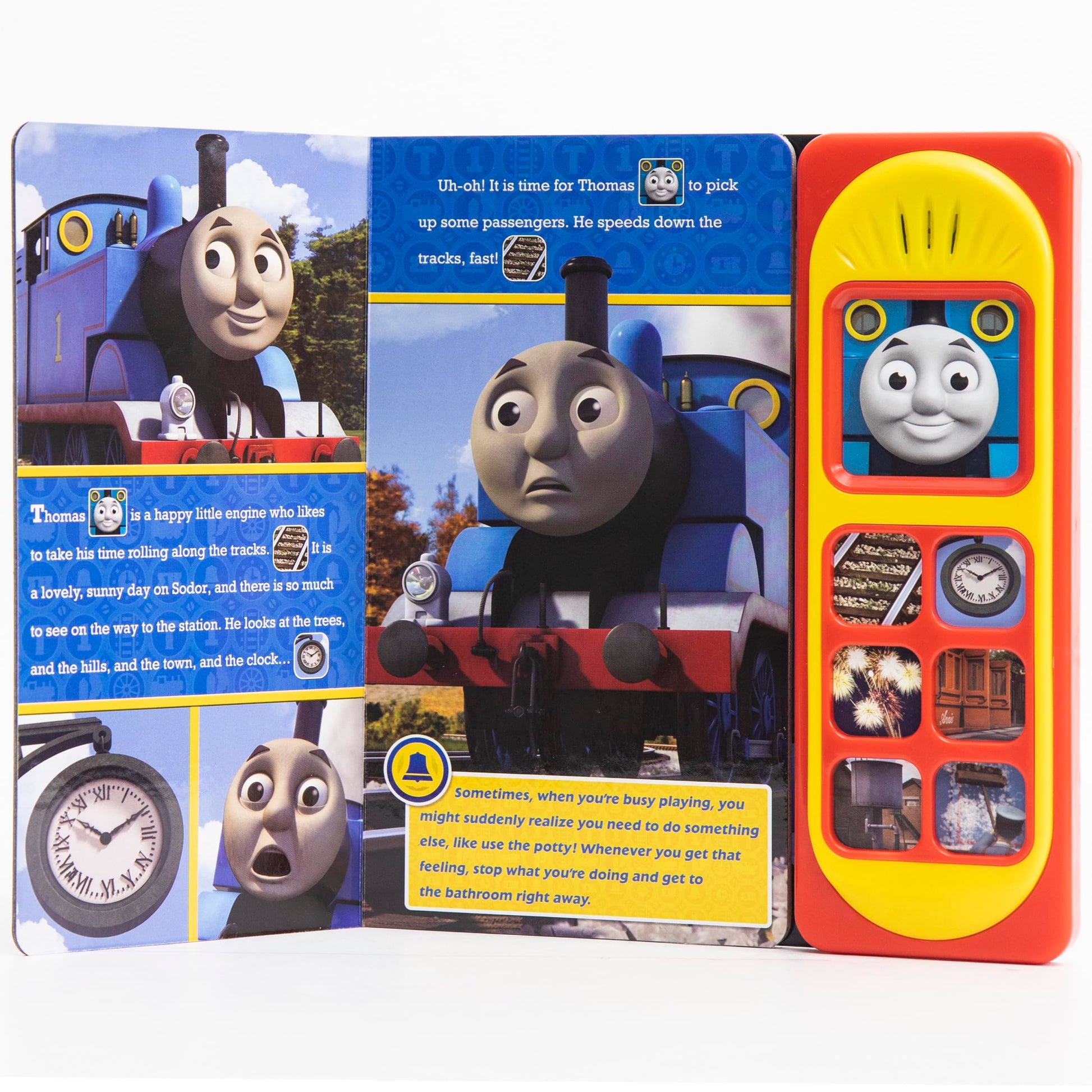 Thomas & Friends - Potty Time with Thomas - PI Kids (Play-A-Sound) used book depot