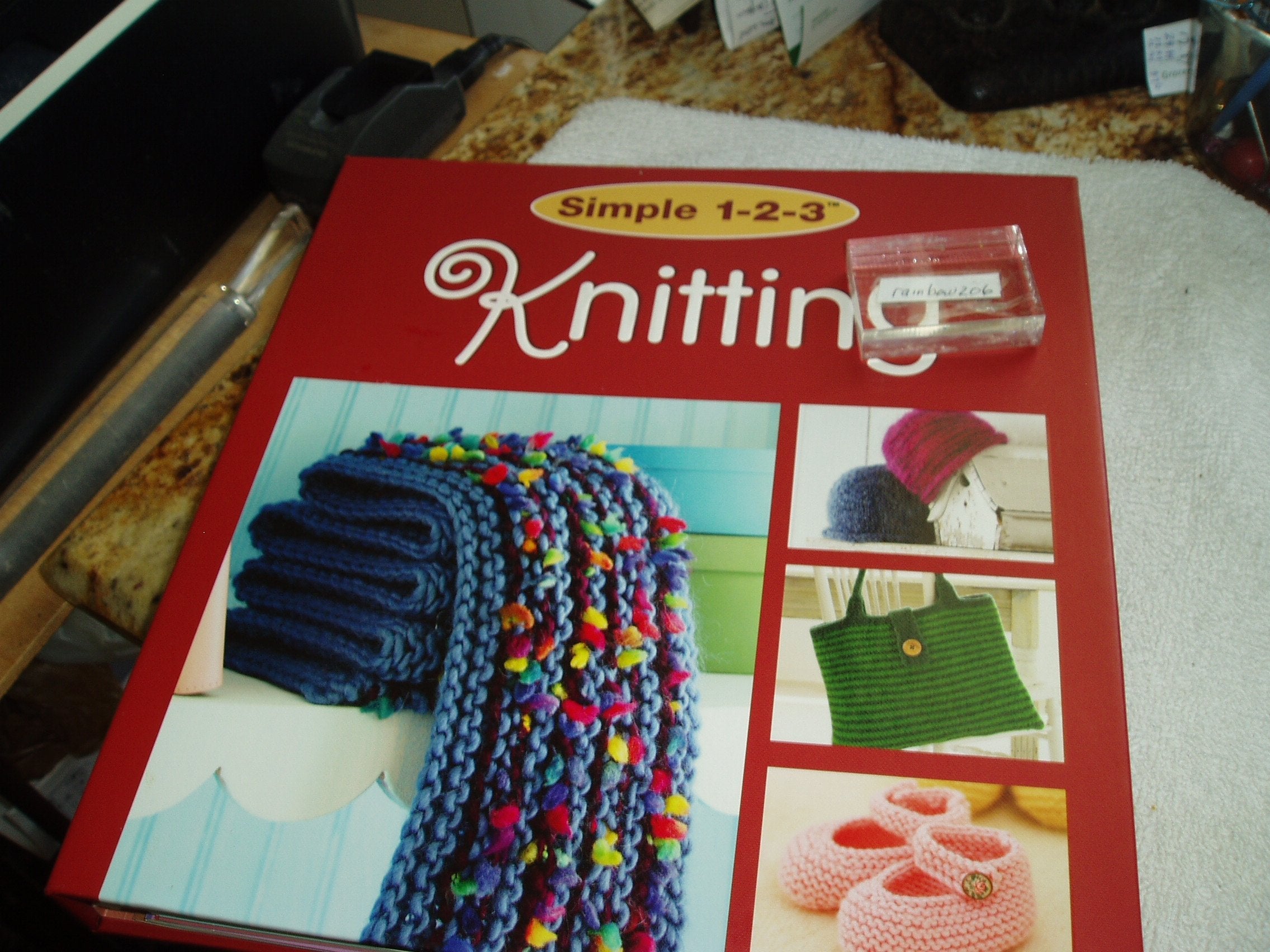 Simple 1-2-3 Knitting used book depot