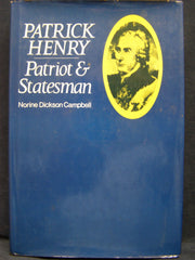 Patrick Henry: Patriot and Statesman used book depot