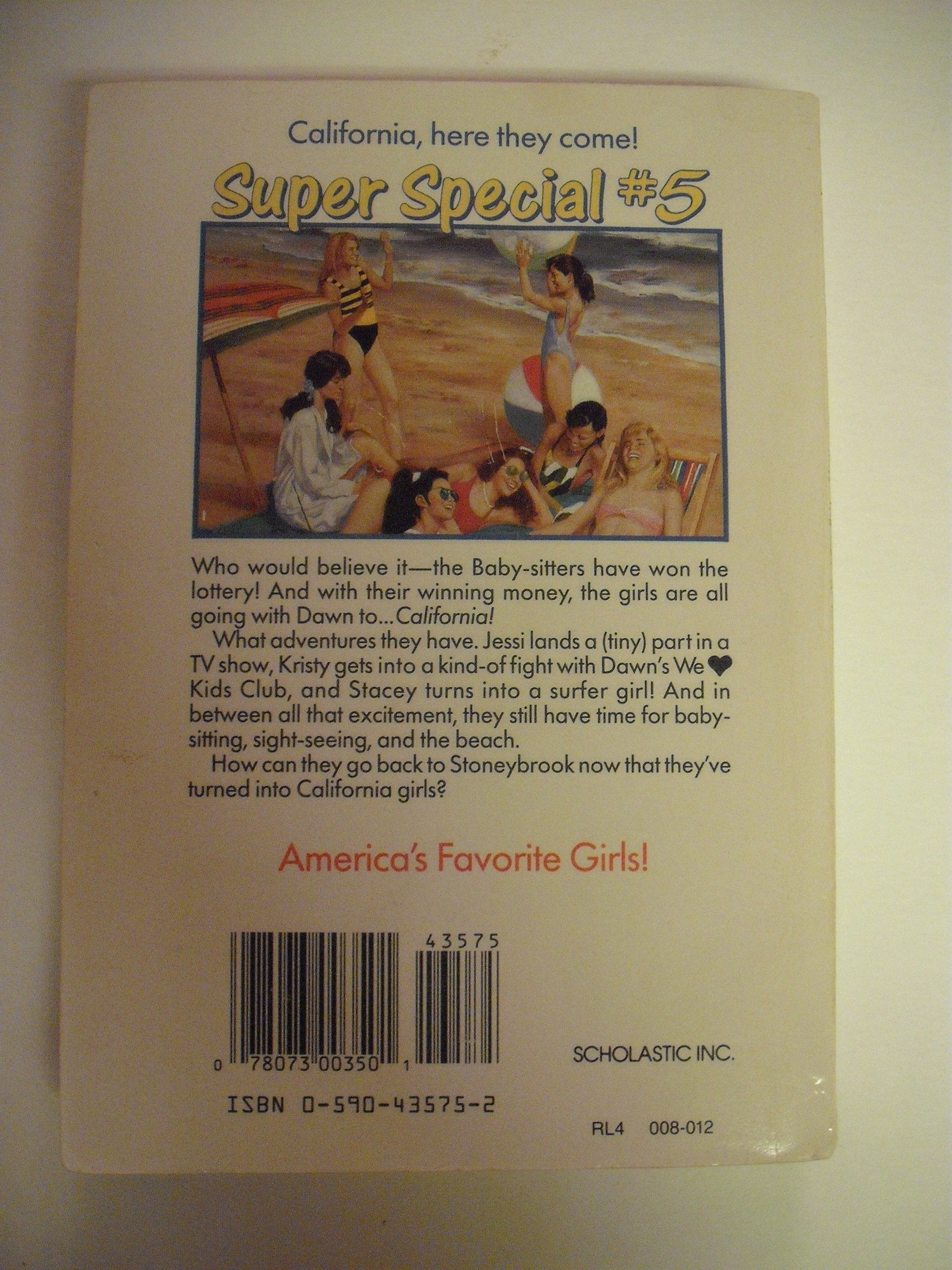 California Girls! (Baby-Sitters Club Super Special, 5) used book depot